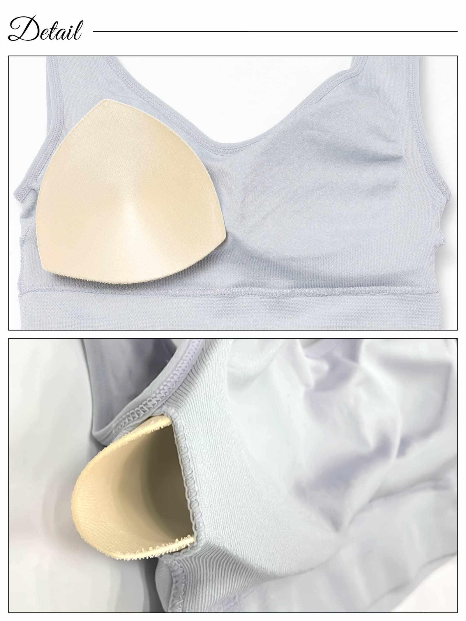 【ノンワイヤー】ワンカラーストレッチスクワランブラジャー&フルバックショーツ - 【公式】247Lingerie