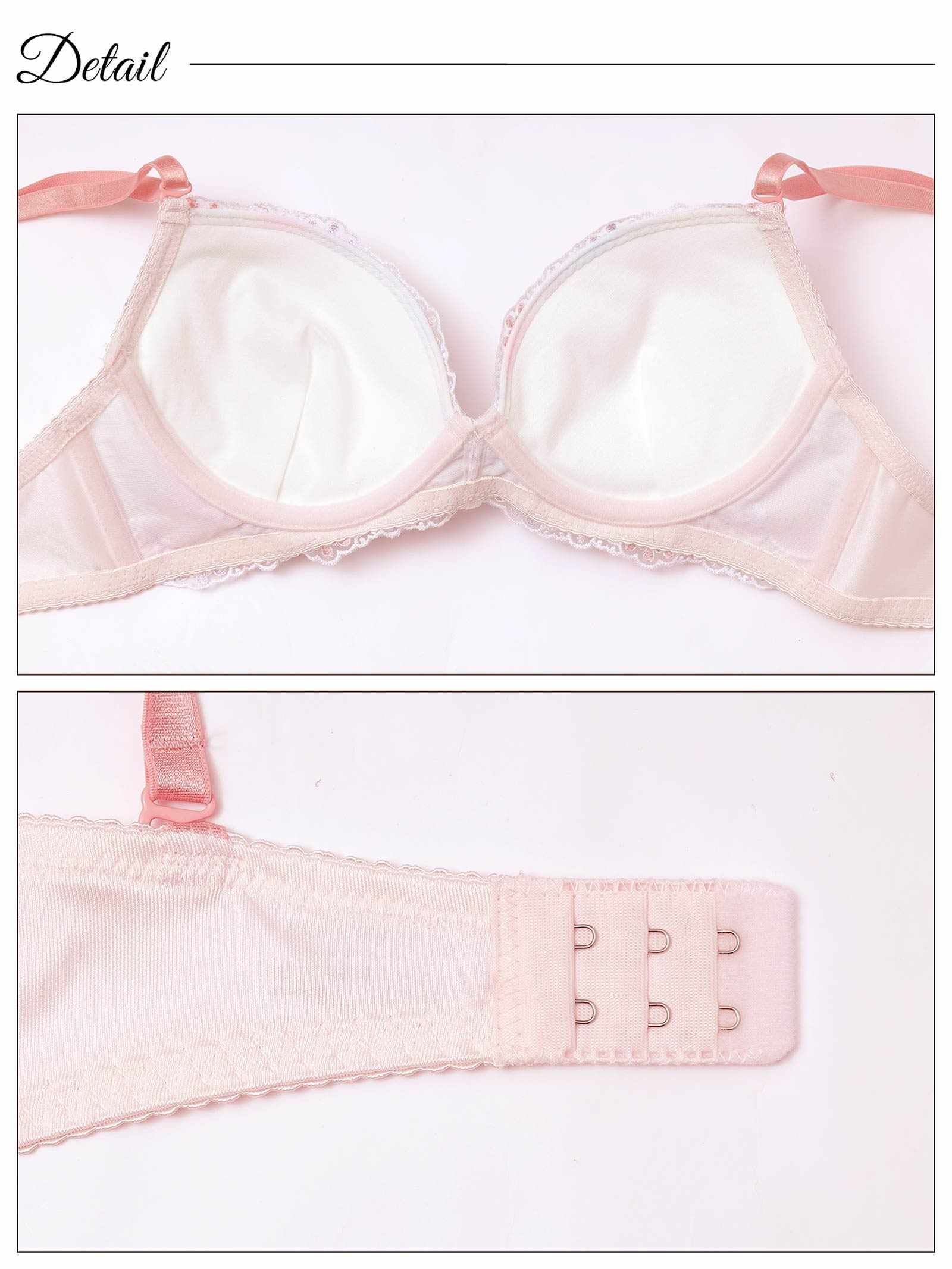 2/5新作!ファンシーラメチュールレースブラジャー&フルバックショーツ