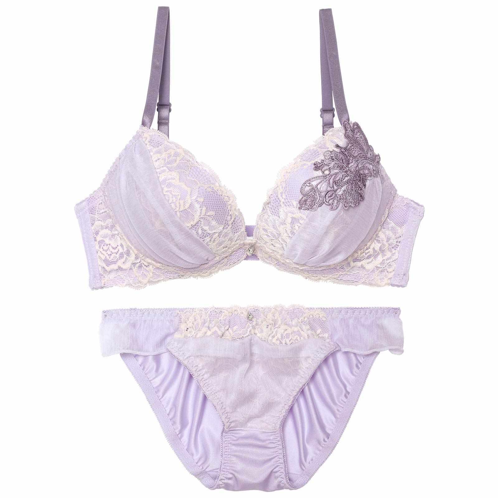 【三上悠亜着用】ボタニカルチュールレーシィブラジャー&フルバックショーツ - 【公式】247Lingerie