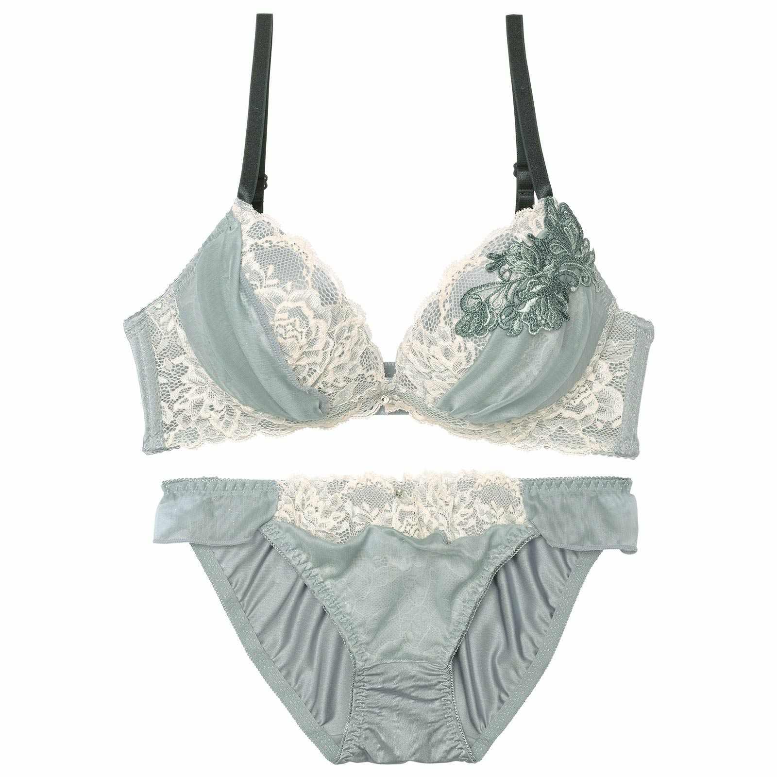 【三上悠亜着用】ボタニカルチュールレーシィブラジャー&フルバックショーツ - 【公式】247Lingerie