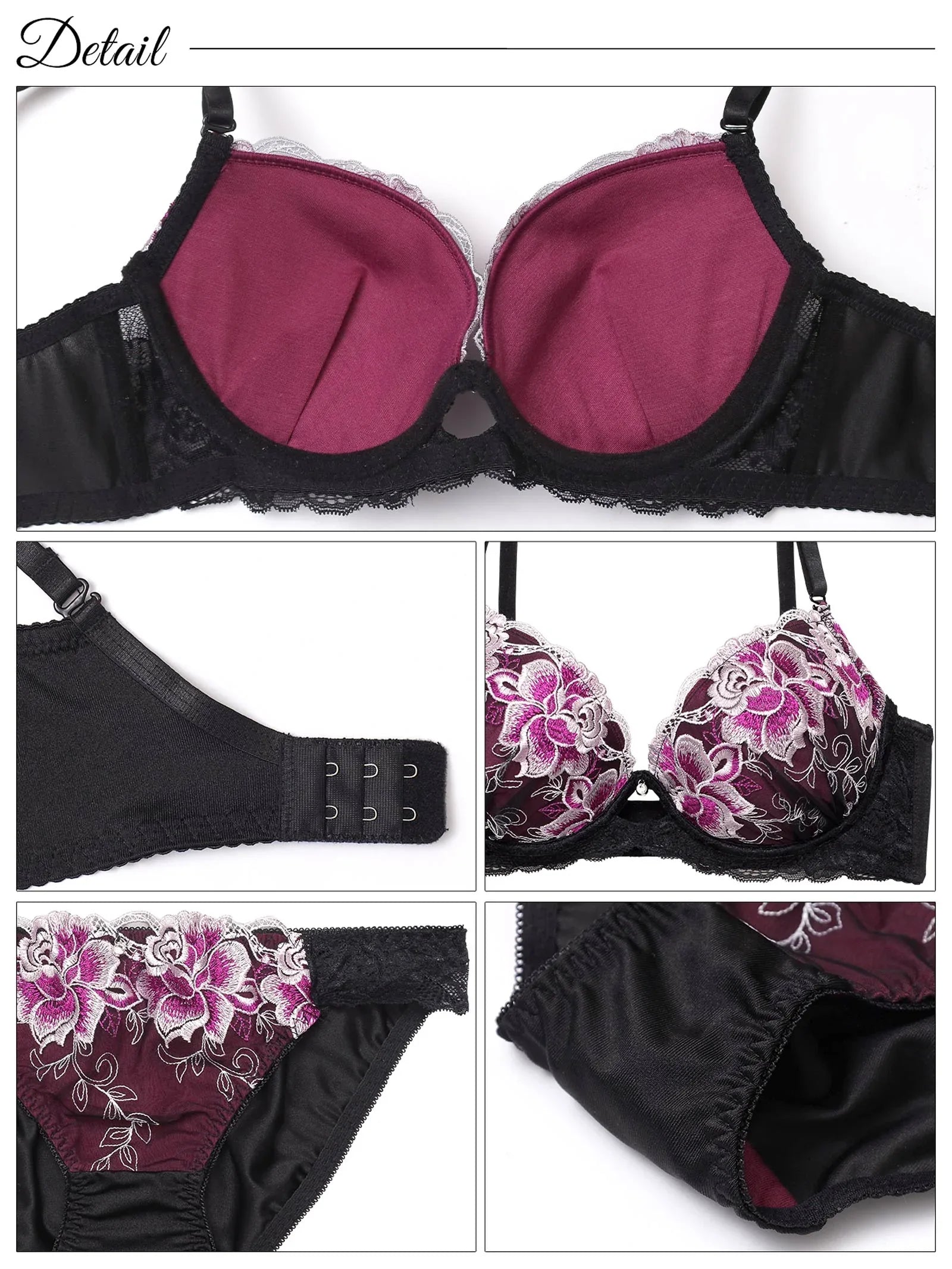 【三上悠亜着用】マーベラスレディフラワー育乳脇高ブラジャー&フルバックショーツ - 【公式】247Lingerie