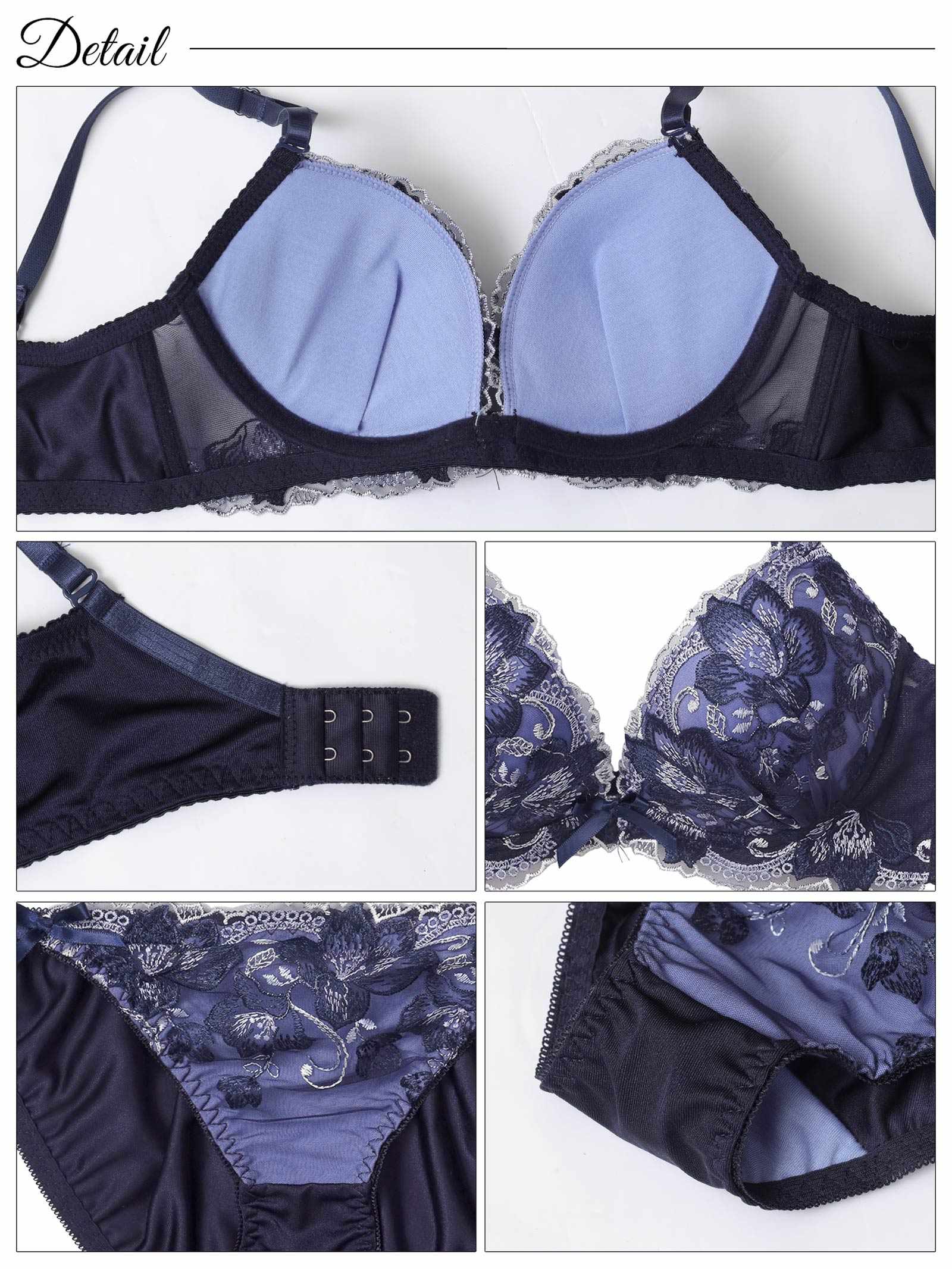 4/9新作!クラッシーフルブルーム育乳脇高ブラジャー&フルバックショーツ