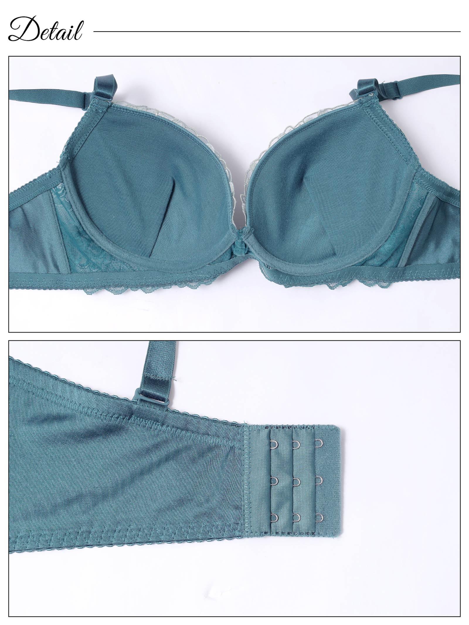 【EFサイズ】エマーブルマーガレットフラワーブラジャー&フルバックショーツ - 【公式】247Lingerie