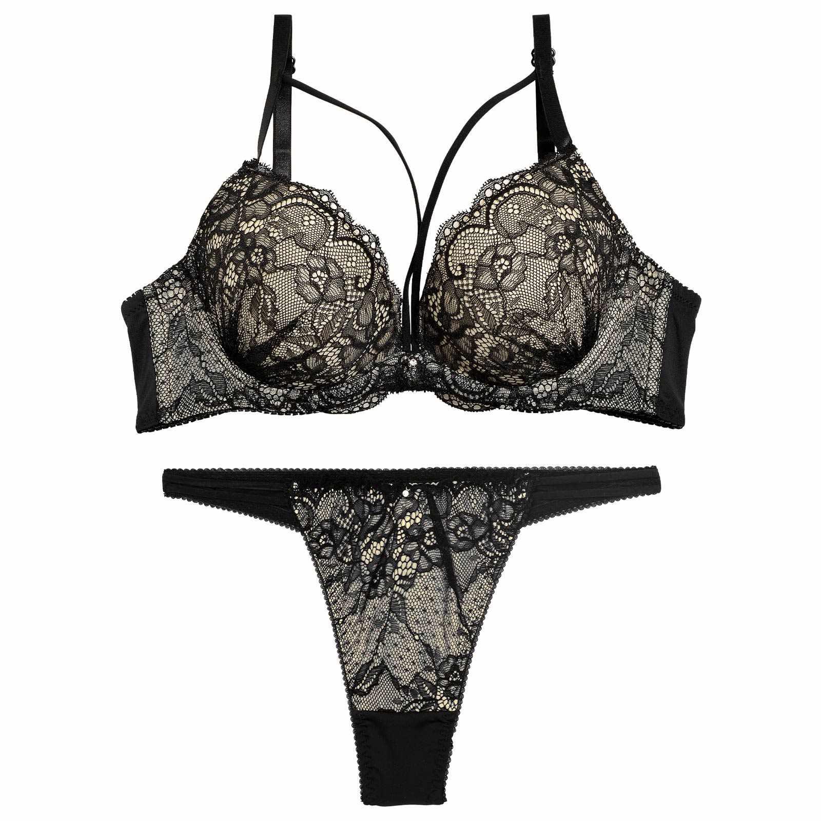 2/5再販!ヌーディーレースコードブラジャー&Tバックショーツ