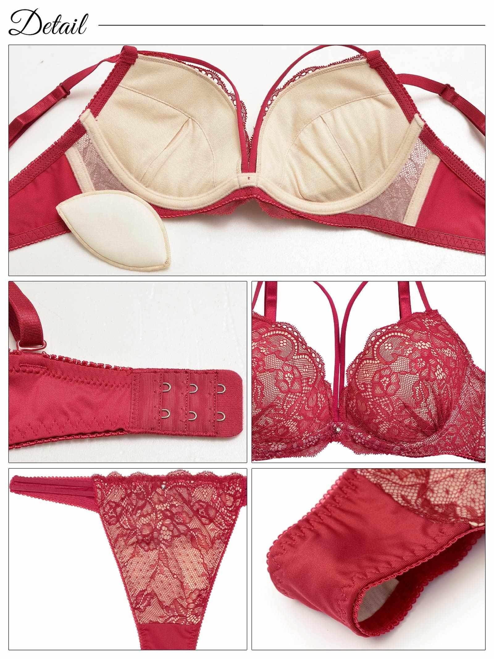 9/4再販!ヌーディーレースコードブラジャー&Tバックショーツ
