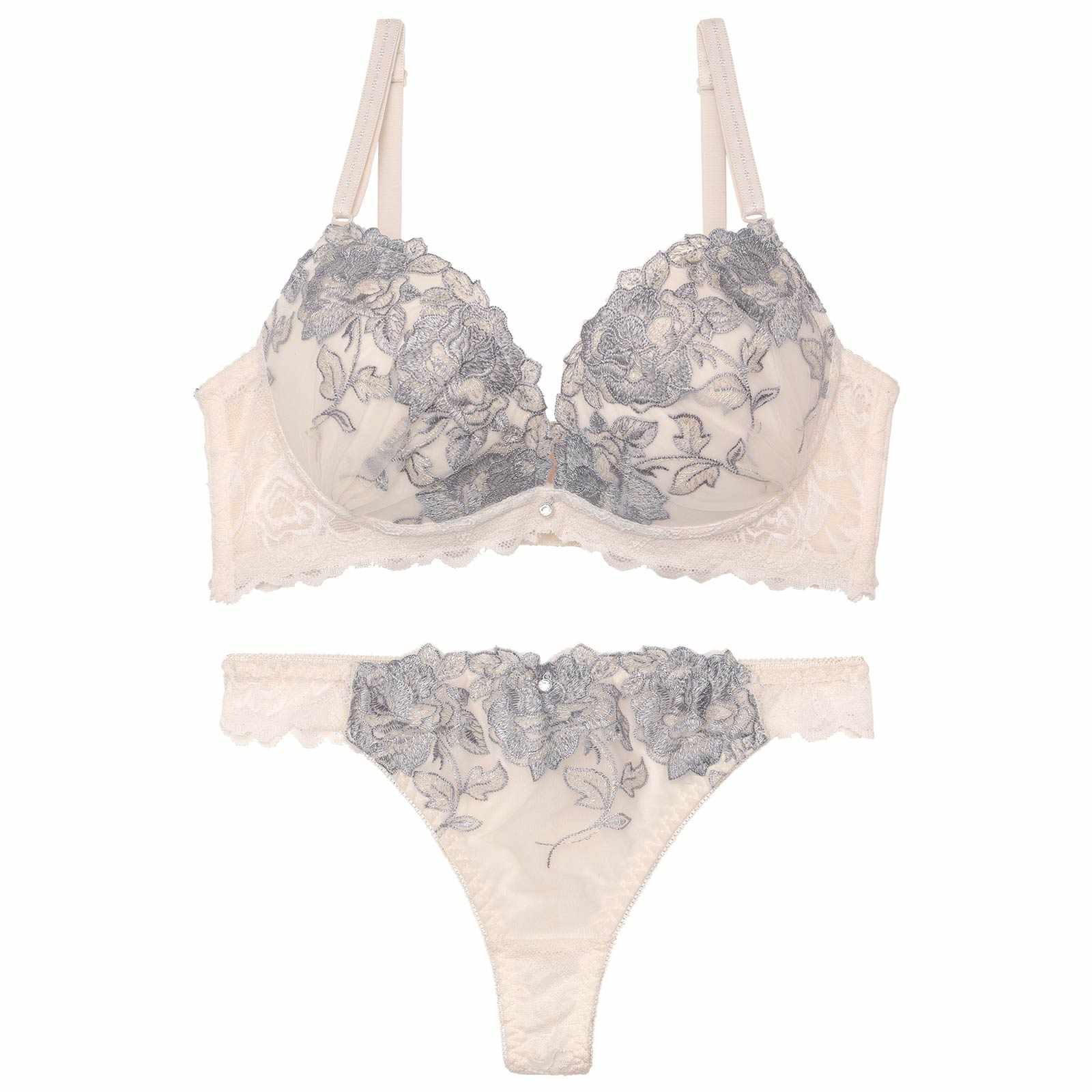 【三上悠亜着用】ノーブルビューティーローズ育乳脇高ブラジャー&バック透けTバックショーツ