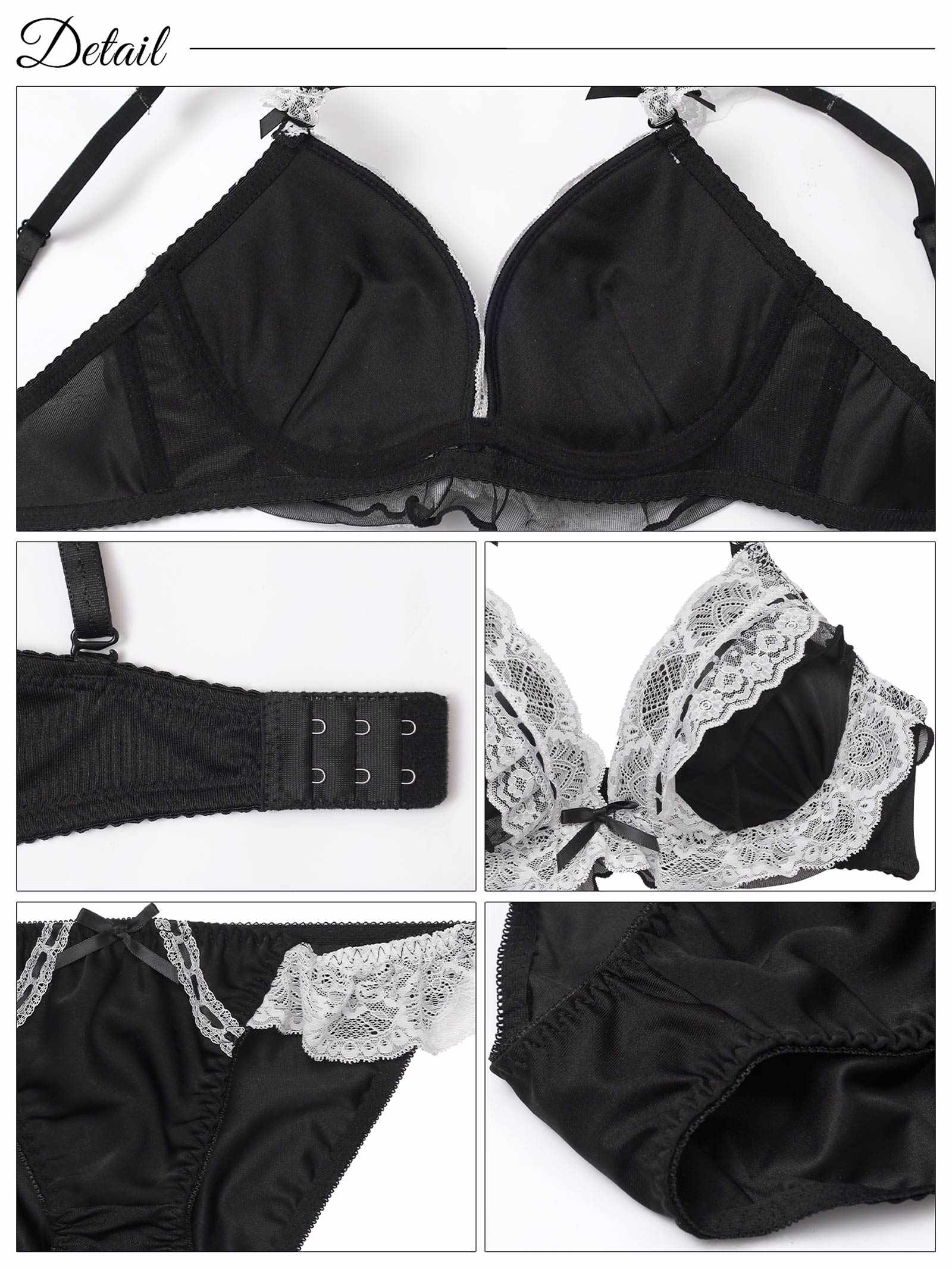 6/2新作!【三上悠亜着用】クラシカルドーリーフリルブラジャー&フルバックショーツ