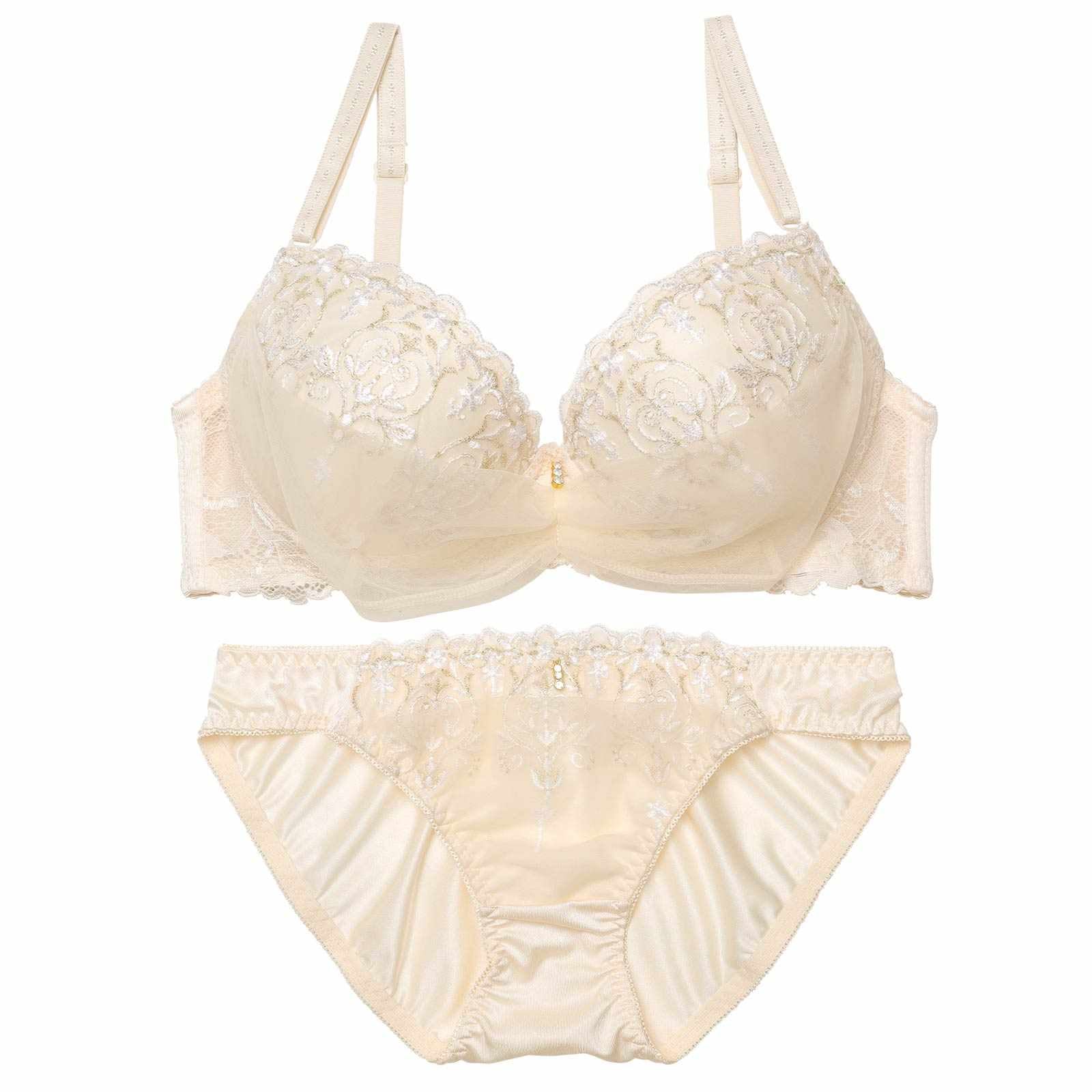 【EFサイズ】ゴシックチュールシャンデリアブラジャー&フルバックショーツ