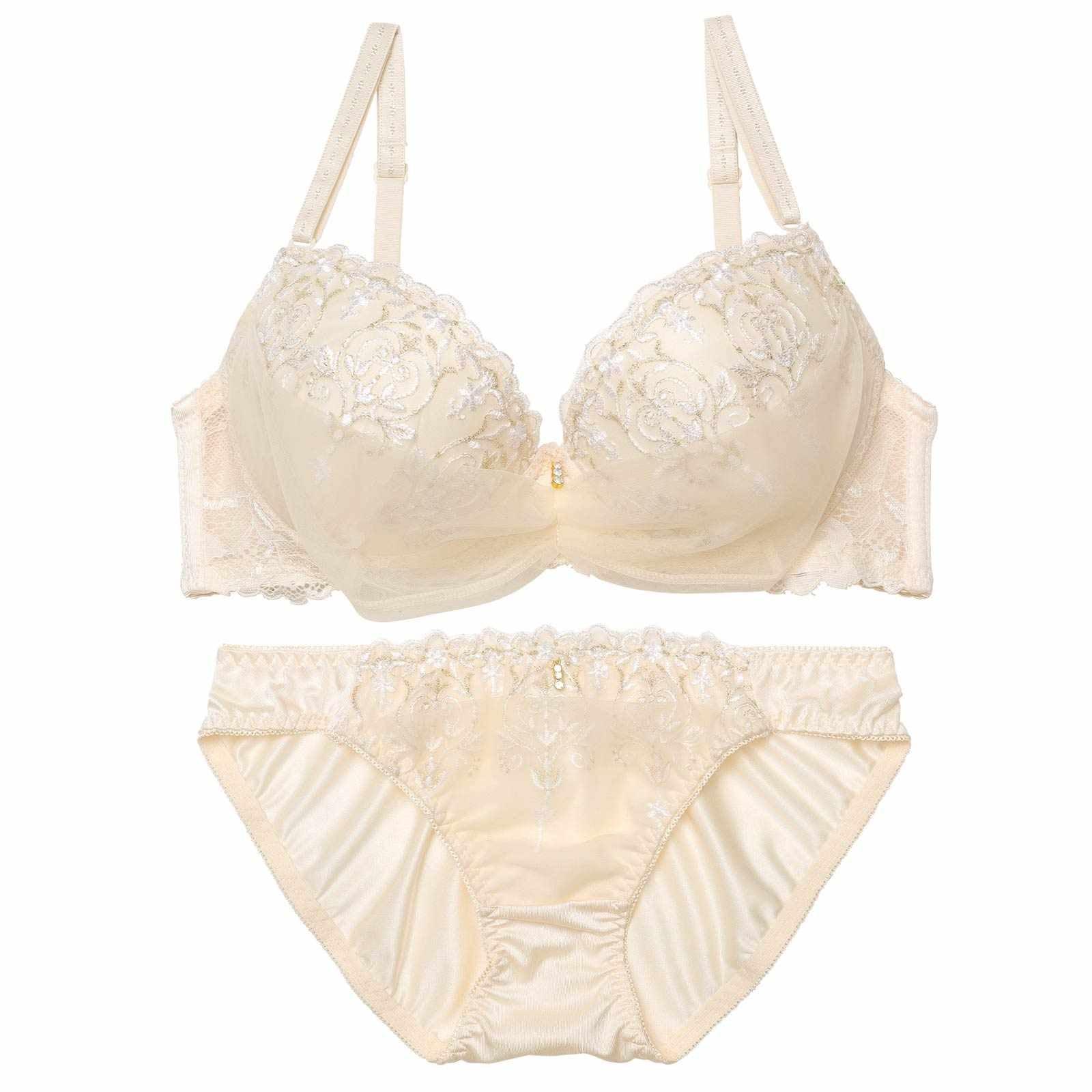 【EFサイズ】ゴシックチュールシャンデリアブラジャー&フルバックショーツ - 【公式】247Lingerie