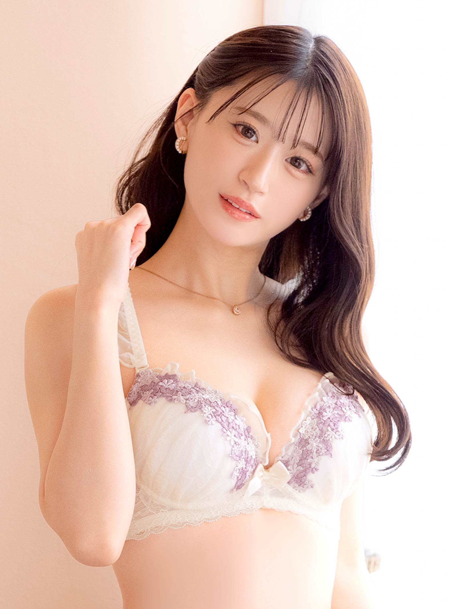 5/16新作!フェミニンブロッサムフリルブラジャー&フルバックショーツ