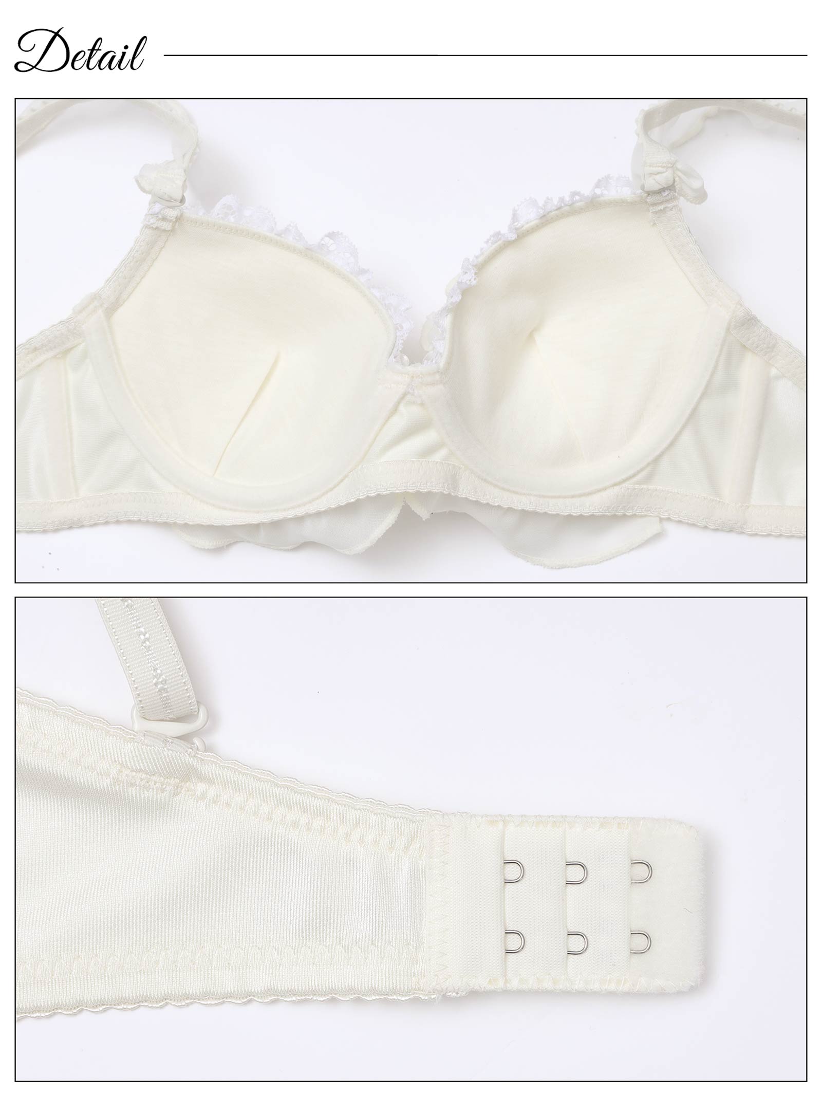 5/23新作!カシュクールフリルブルームブラジャー&フルバックショーツ