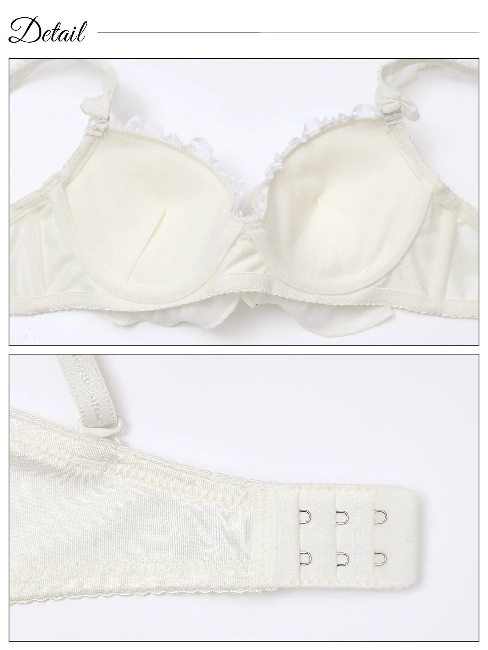 カシュクールフリルブルームブラジャー&フルバックショーツ - 【公式】247Lingerie