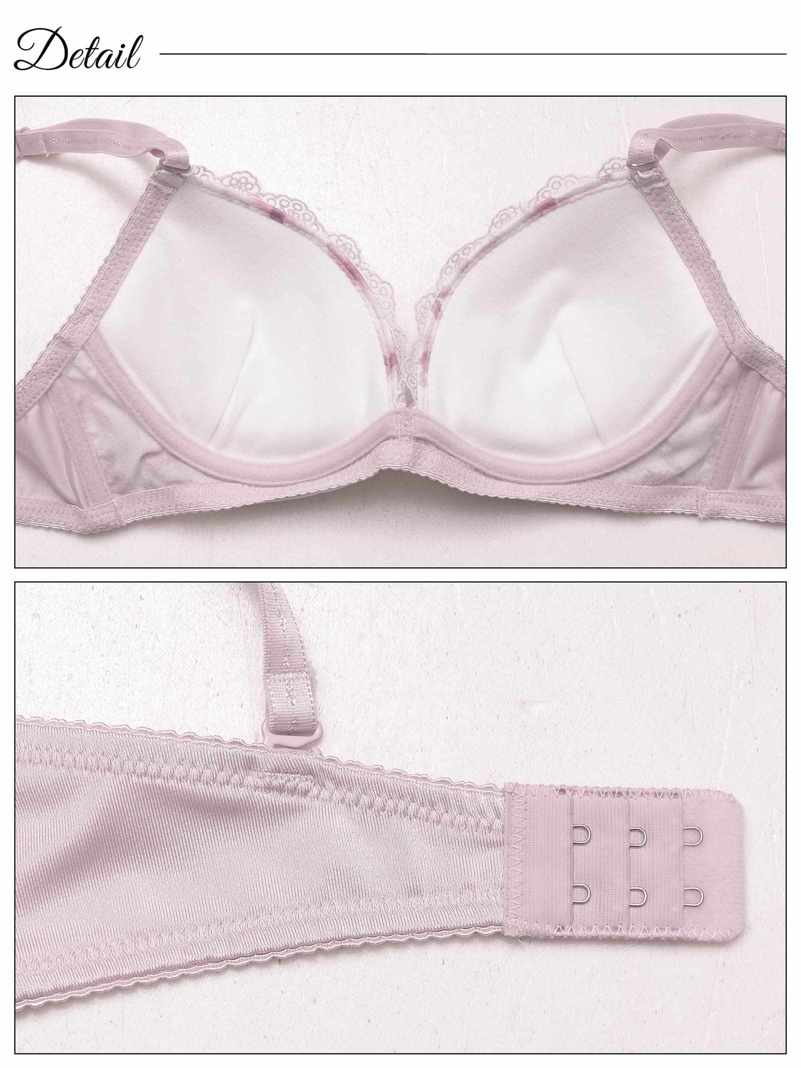 7/4新作!ブロッサムシフォンベールブラジャー&フルバックショーツ