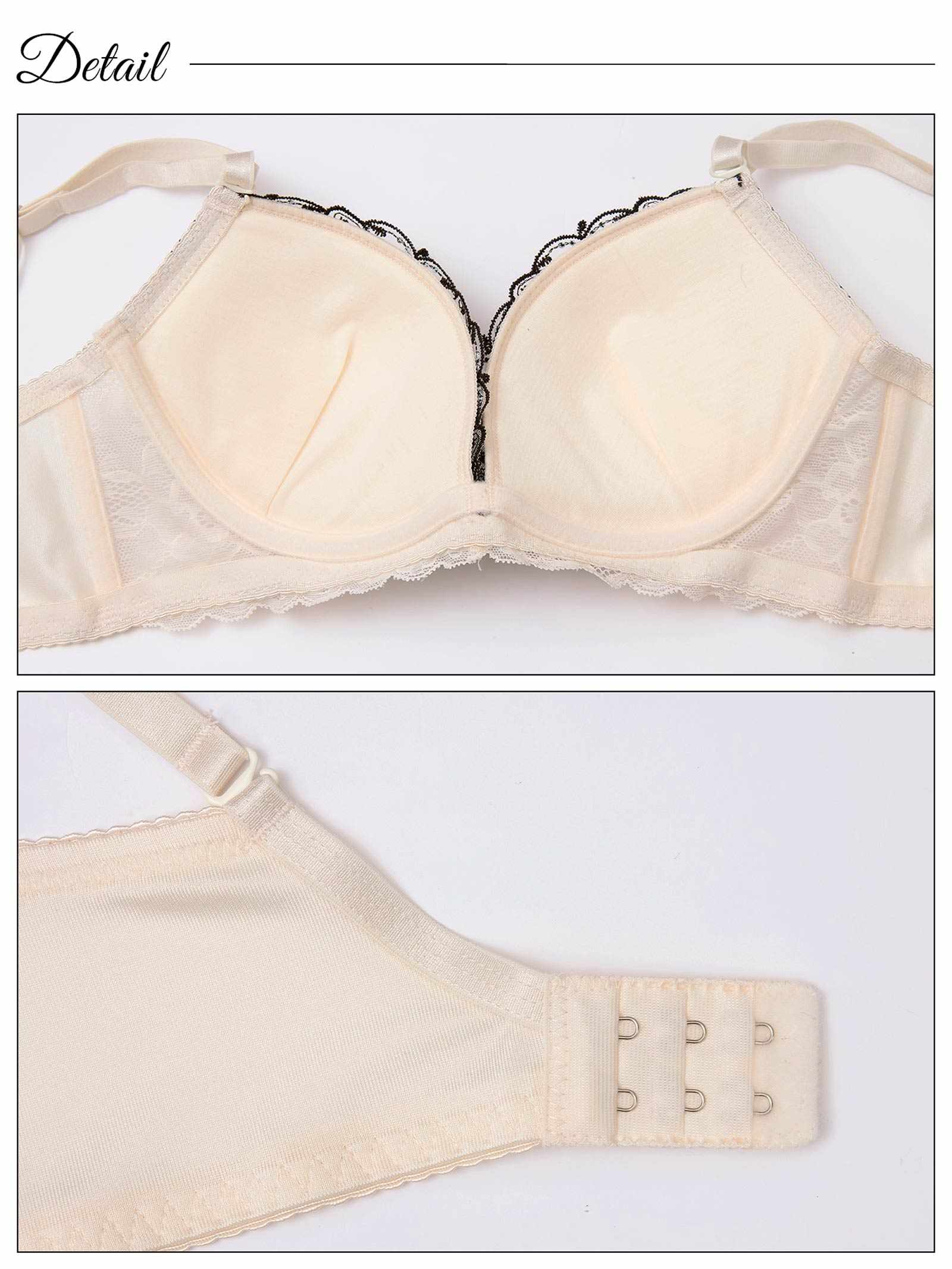 6/13新作!スカラップアイビーバタフライブラジャー&フルバックショーツ