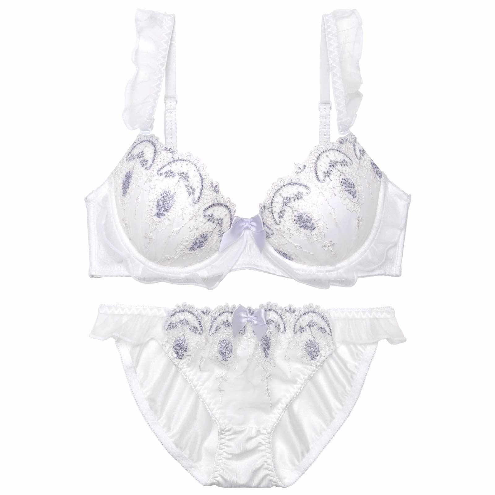 メルティフリルアーチブラジャー&フルバックショーツ