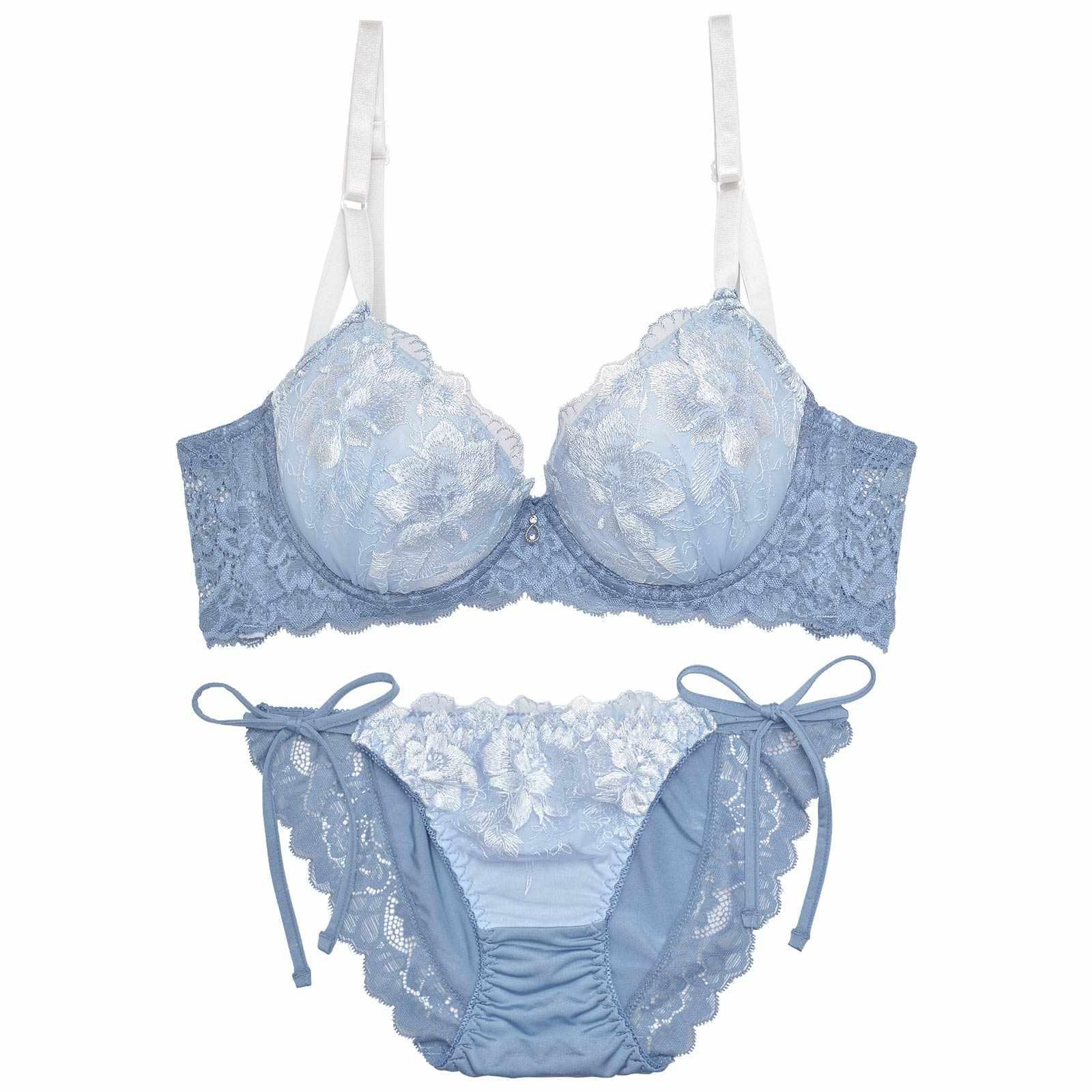 【三上悠亜着用】ダスティクイーンローズ育乳脇高ブラジャー&サイド紐フルバックショーツ - 【公式】247Lingerie