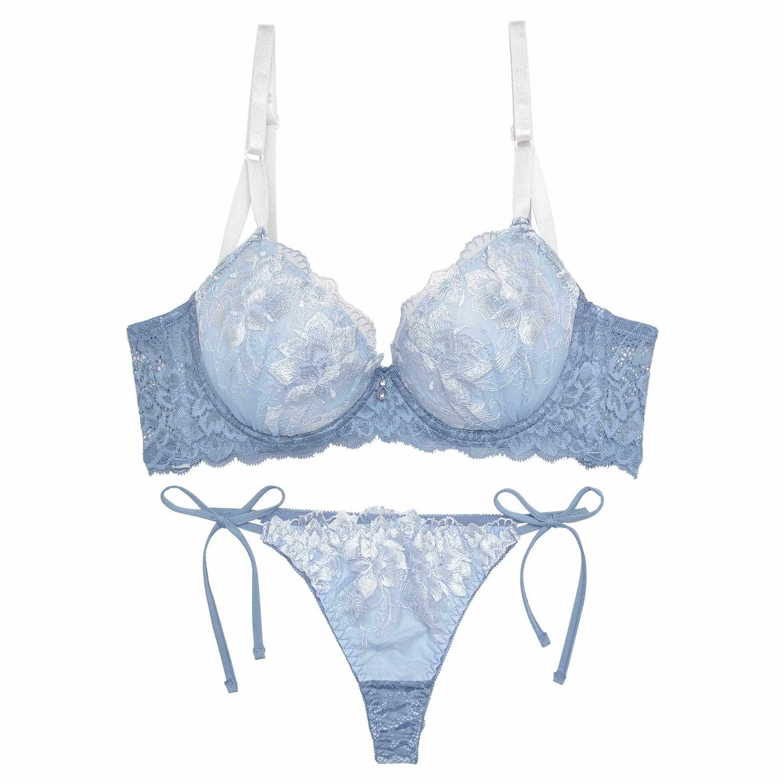 【三上悠亜着用】ダスティクイーンローズ育乳脇高ブラジャー&サイド紐Tバックショーツ