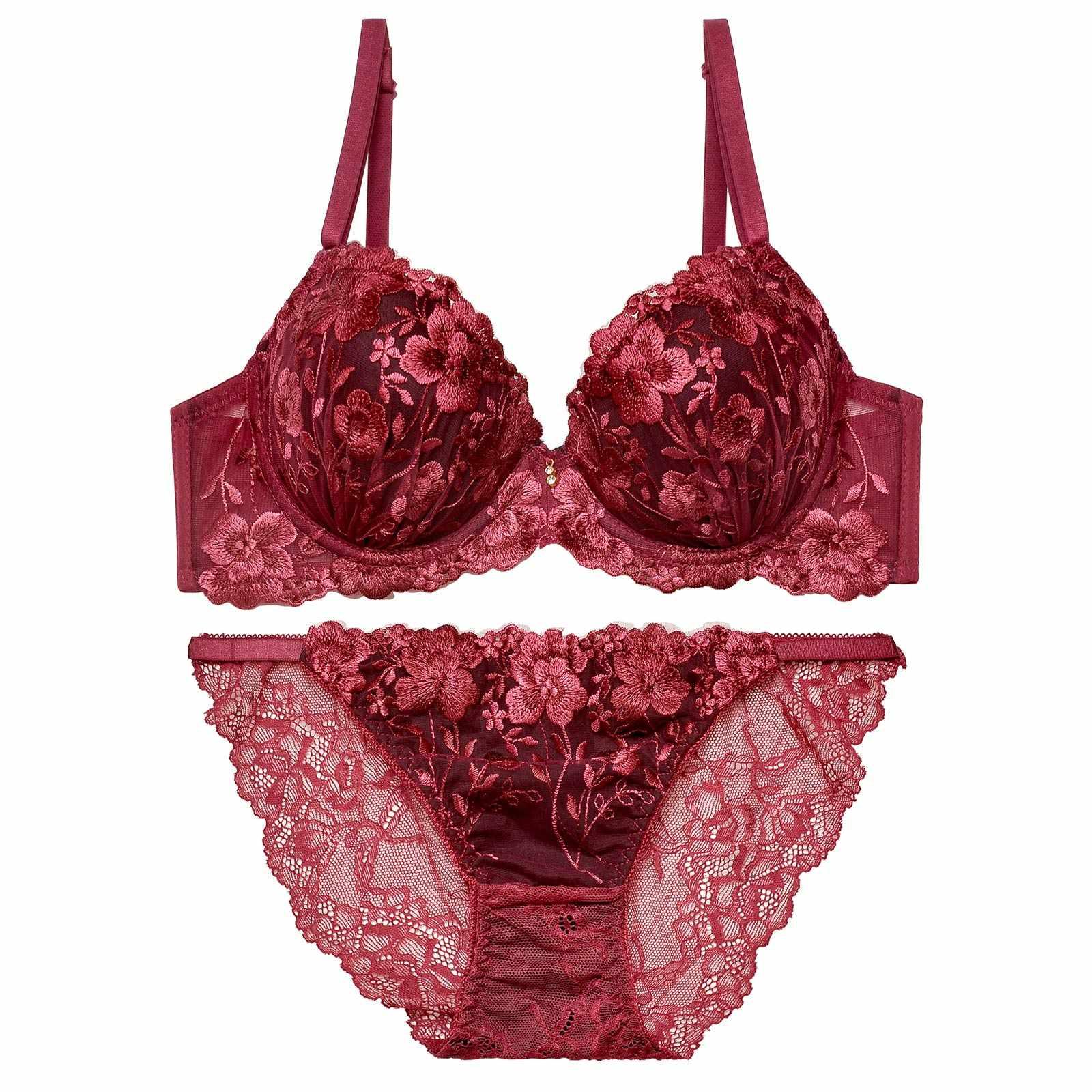 【三上悠亜着用】シャルムディープフラワーブラジャー&バック透けフルバックショーツ - 【公式】247Lingerie