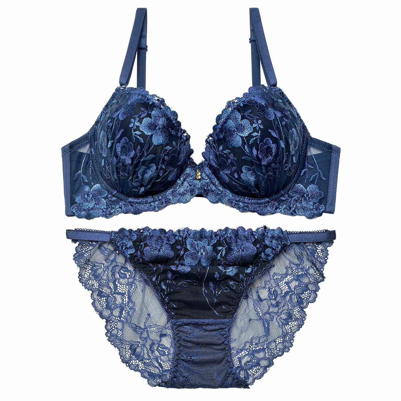 【三上悠亜着用】シャルムディープフラワーブラジャー&バック透けフルバックショーツ - 【公式】247Lingerie