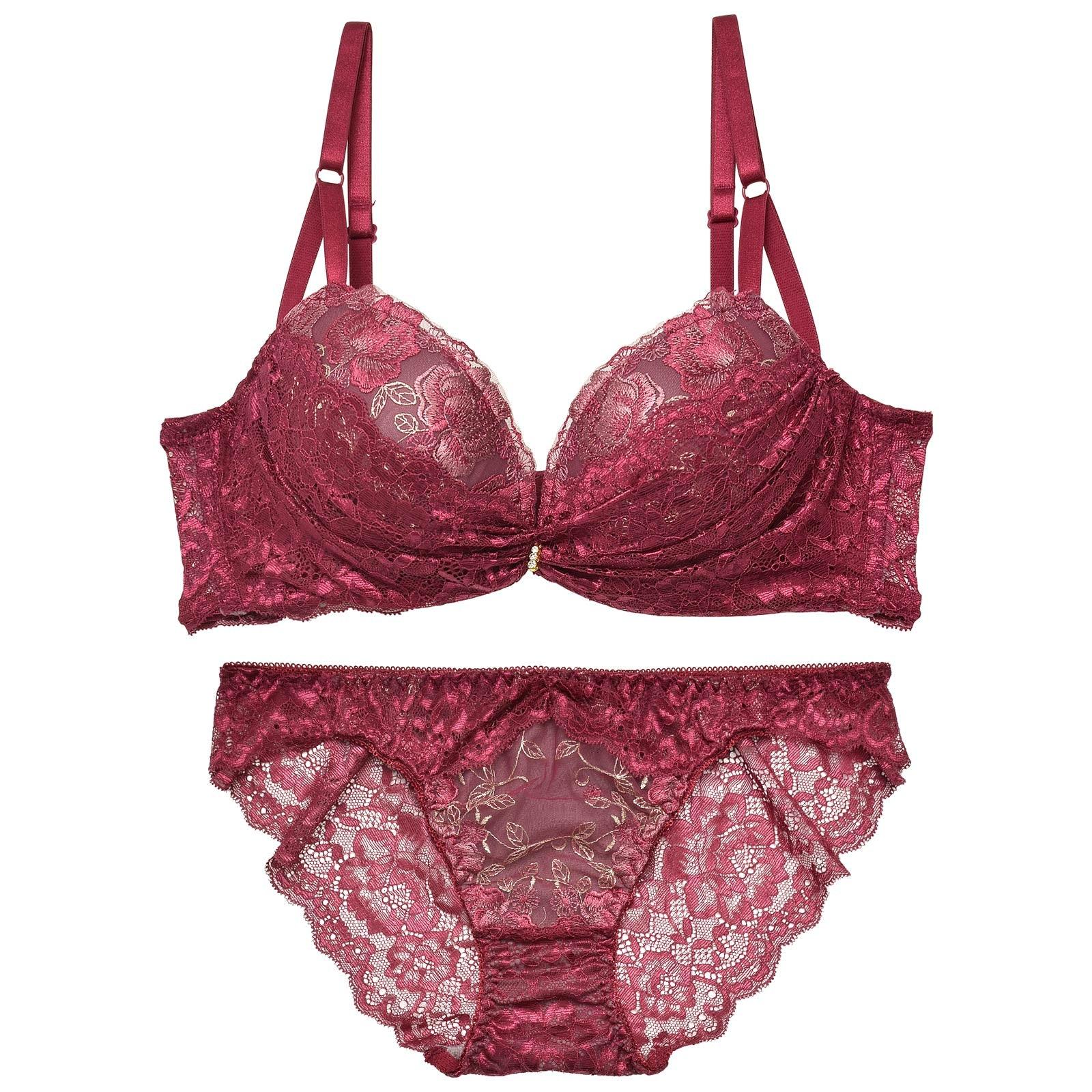 2/26再販!【三上悠亜着用】ヴィーナスローズレーシィ育乳脇高ブラジャー&バック透けフルバックショーツ