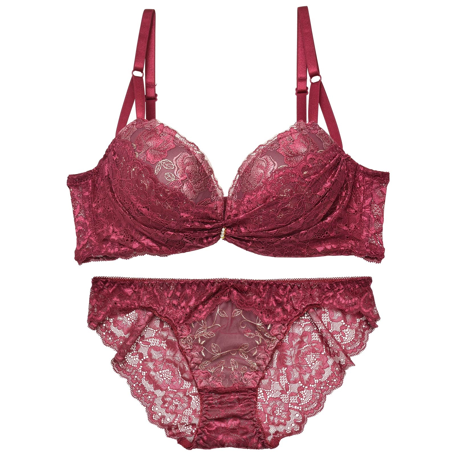 10/15再販!【三上悠亜着用】ヴィーナスローズレーシィ育乳脇高ブラジャー&バック透けフルバックショーツ