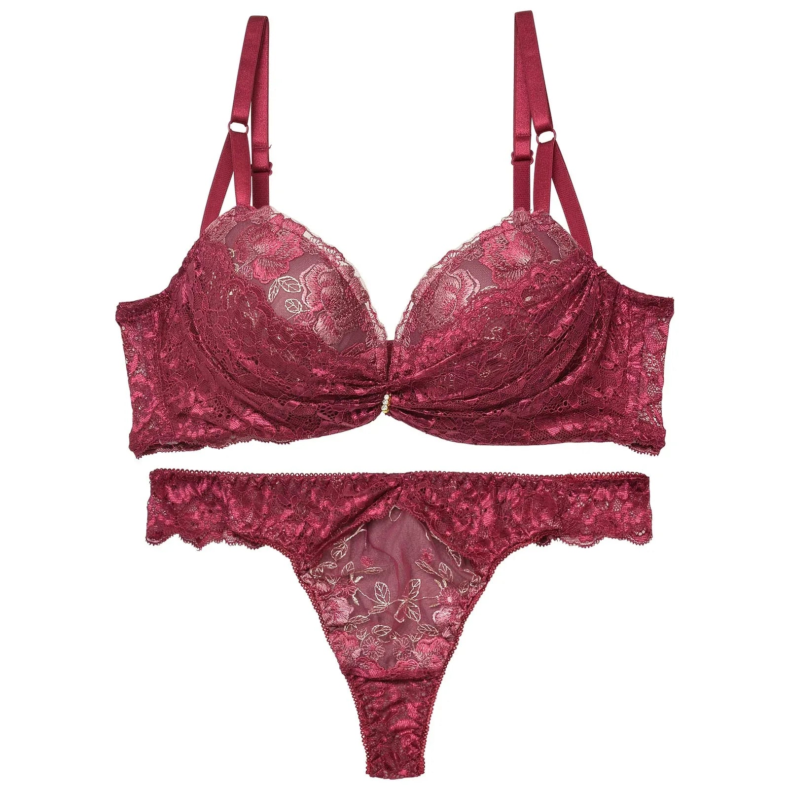 2/26再販!【三上悠亜着用】ヴィーナスローズレーシィ育乳脇高ブラジャー&バック透けTバックショーツ