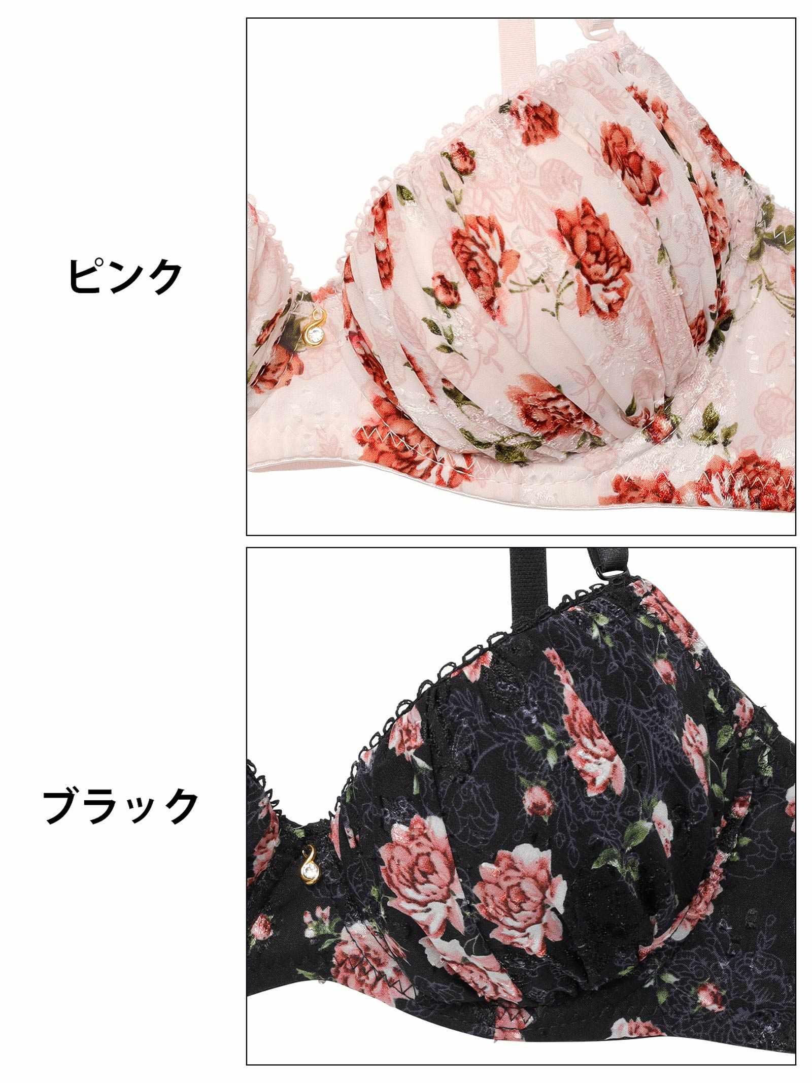 アンティークローズブラジャー&フルバックショーツ - 【公式】247Lingerie
