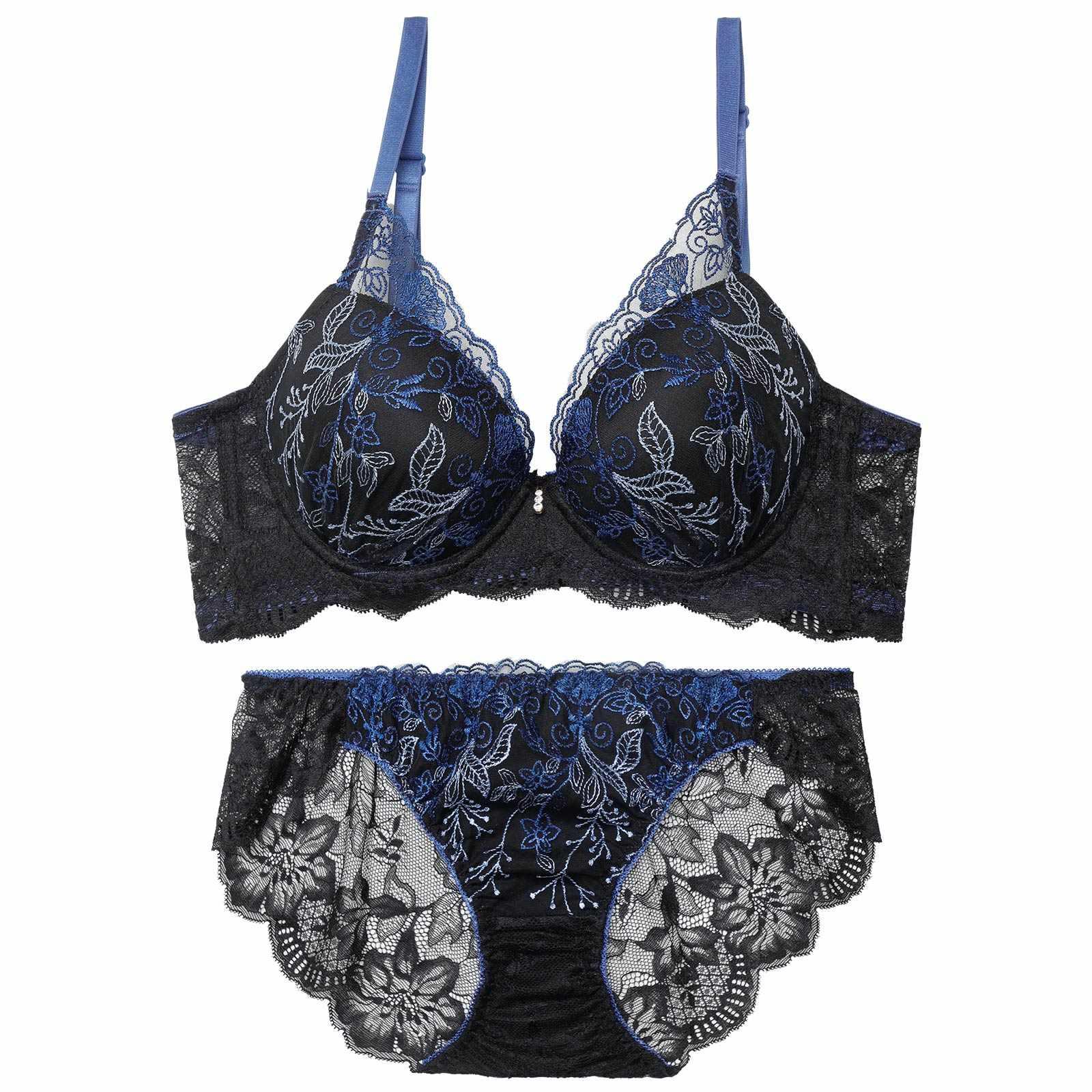 【三上悠亜着用】ビビットボタニカルフラワー育乳脇高ブラジャー&バック透けフルバックショーツ - 【公式】247Lingerie