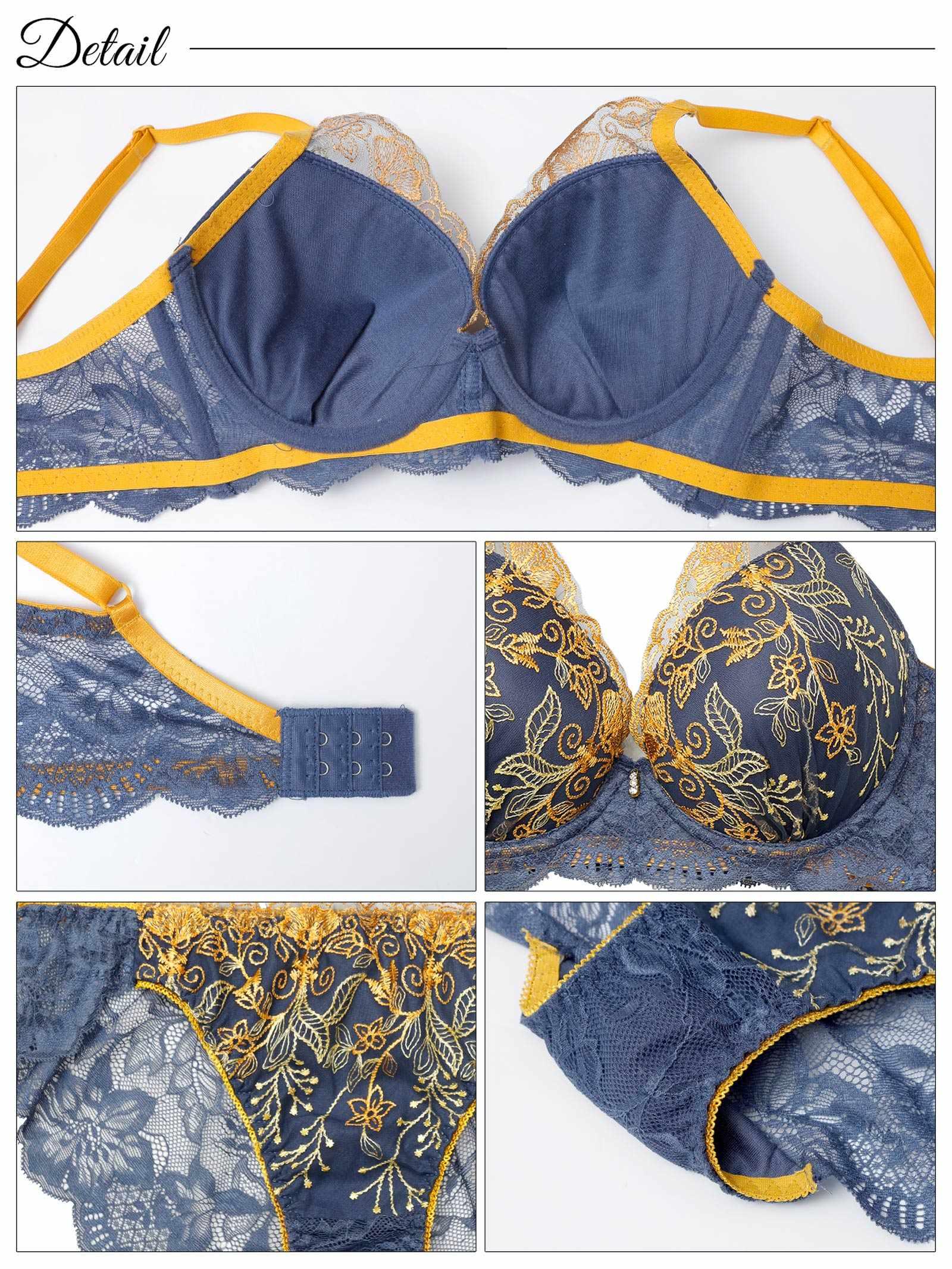 【三上悠亜着用】ビビットボタニカルフラワー育乳脇高ブラジャー&バック透けフルバックショーツ - 【公式】247Lingerie