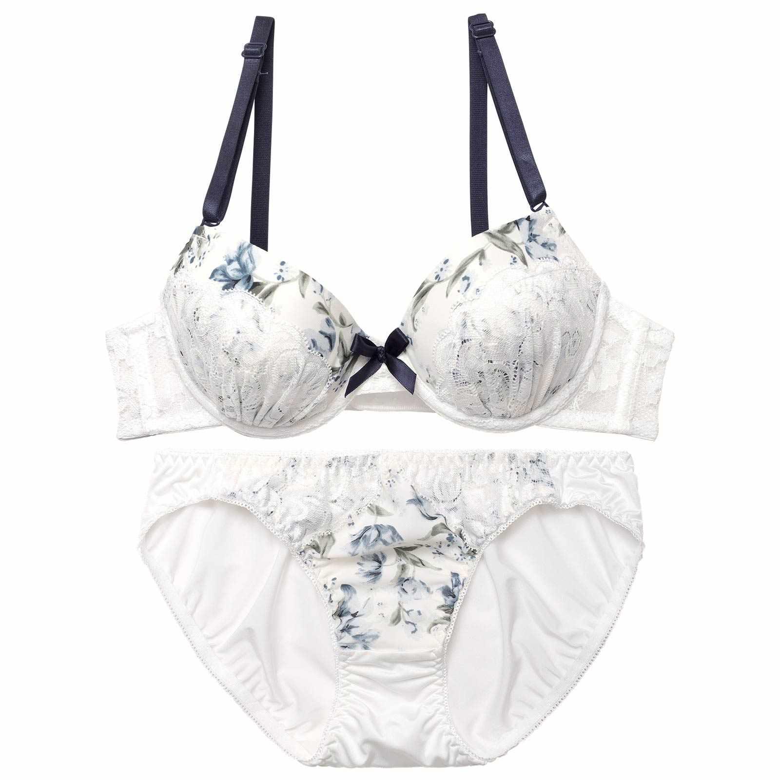 グレースフラワーブーケブラジャー&フルバックショーツ - 【公式】247Lingerie