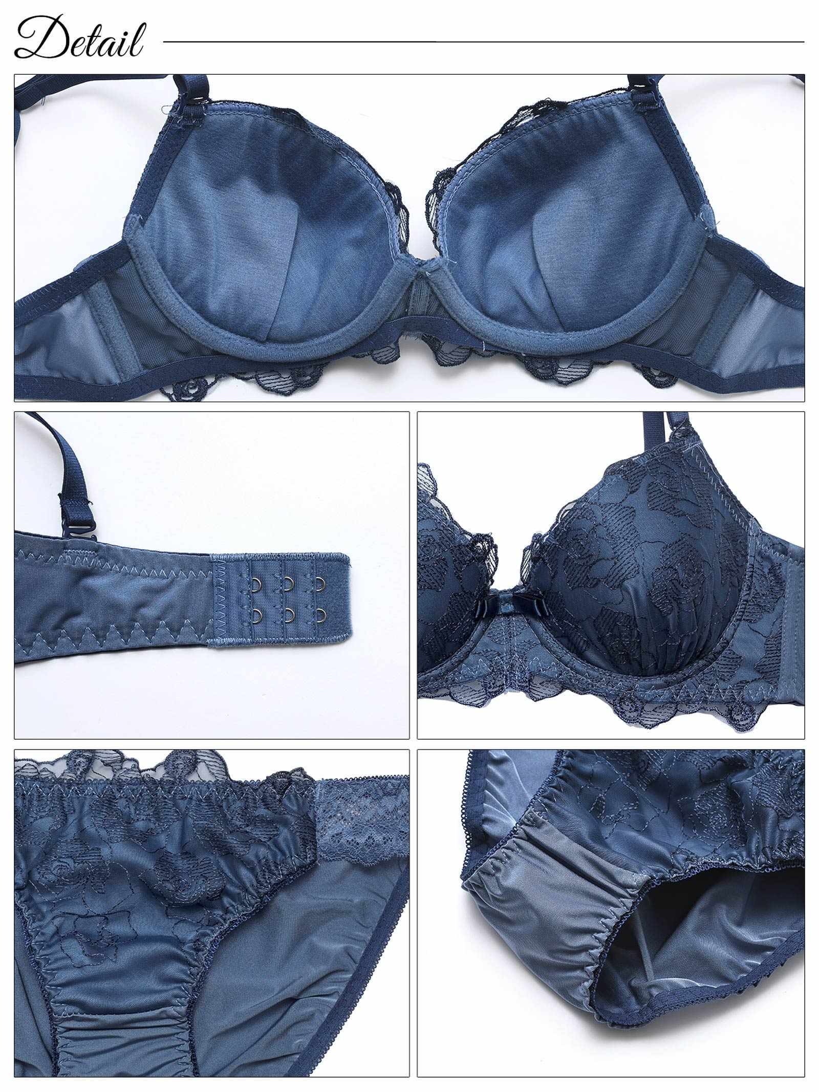 3/12新作!ディープミスティックローズブラジャー&フルバックショーツ