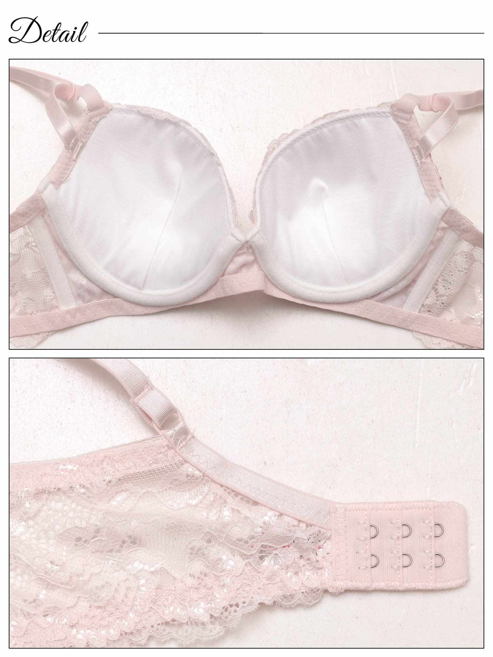 メルティボタニカルシフォン育乳脇高ブラジャー&フルバックショーツ - 【公式】247Lingerie