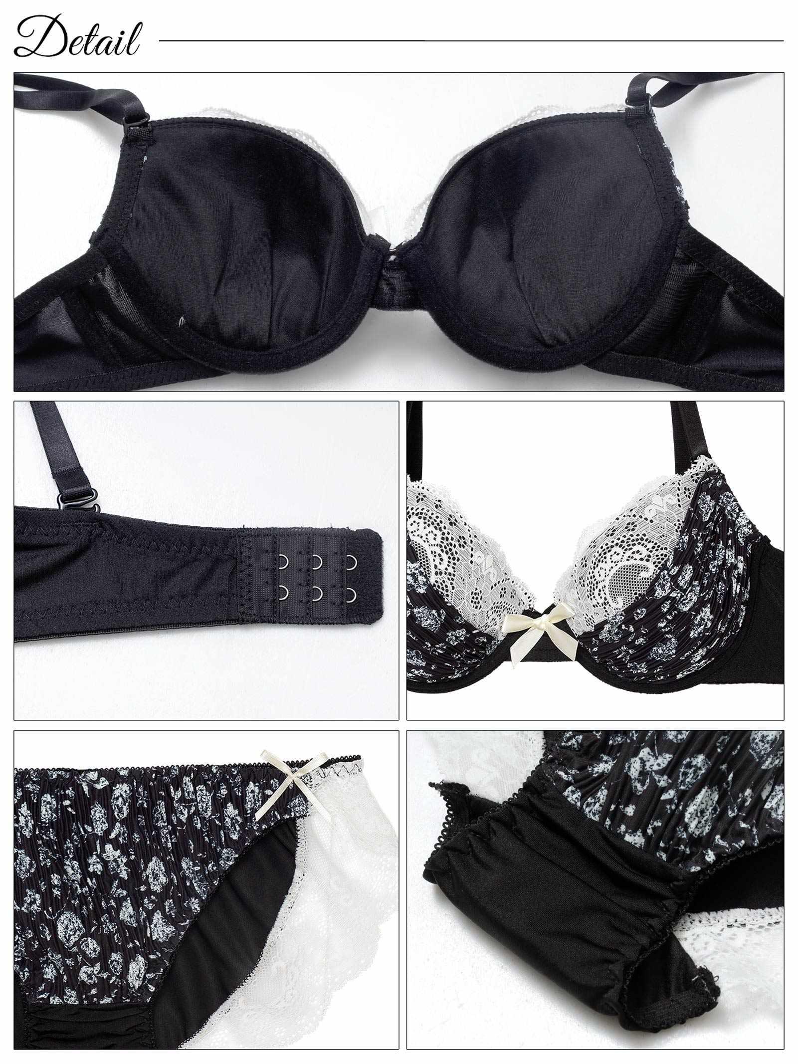 6/23新作!ギャザーアンティークローズブラジャー&フルバックショーツ