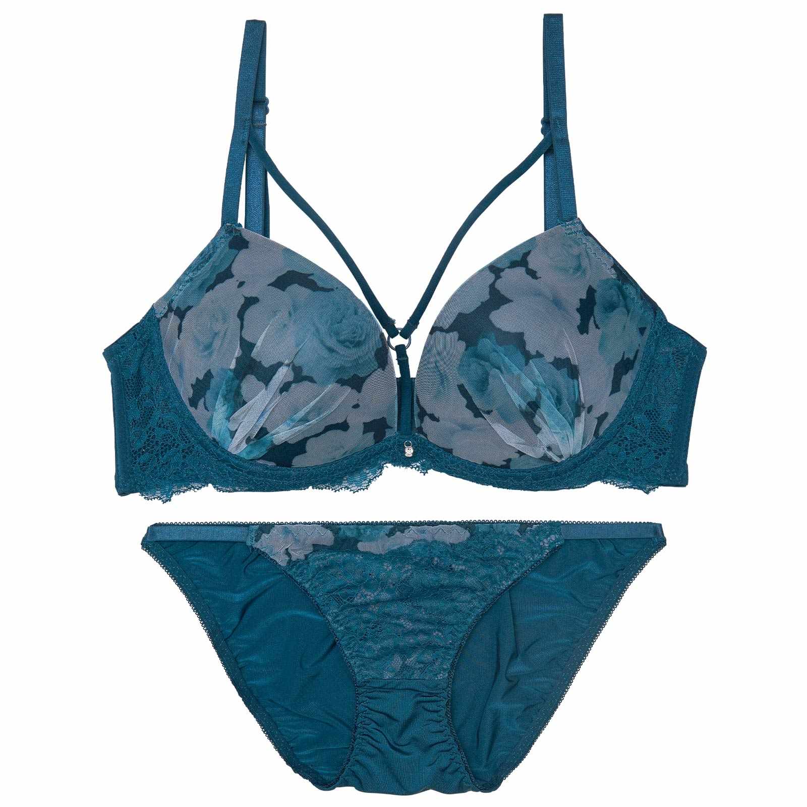 ミラージュコードローズブラジャー&フルバックショーツ