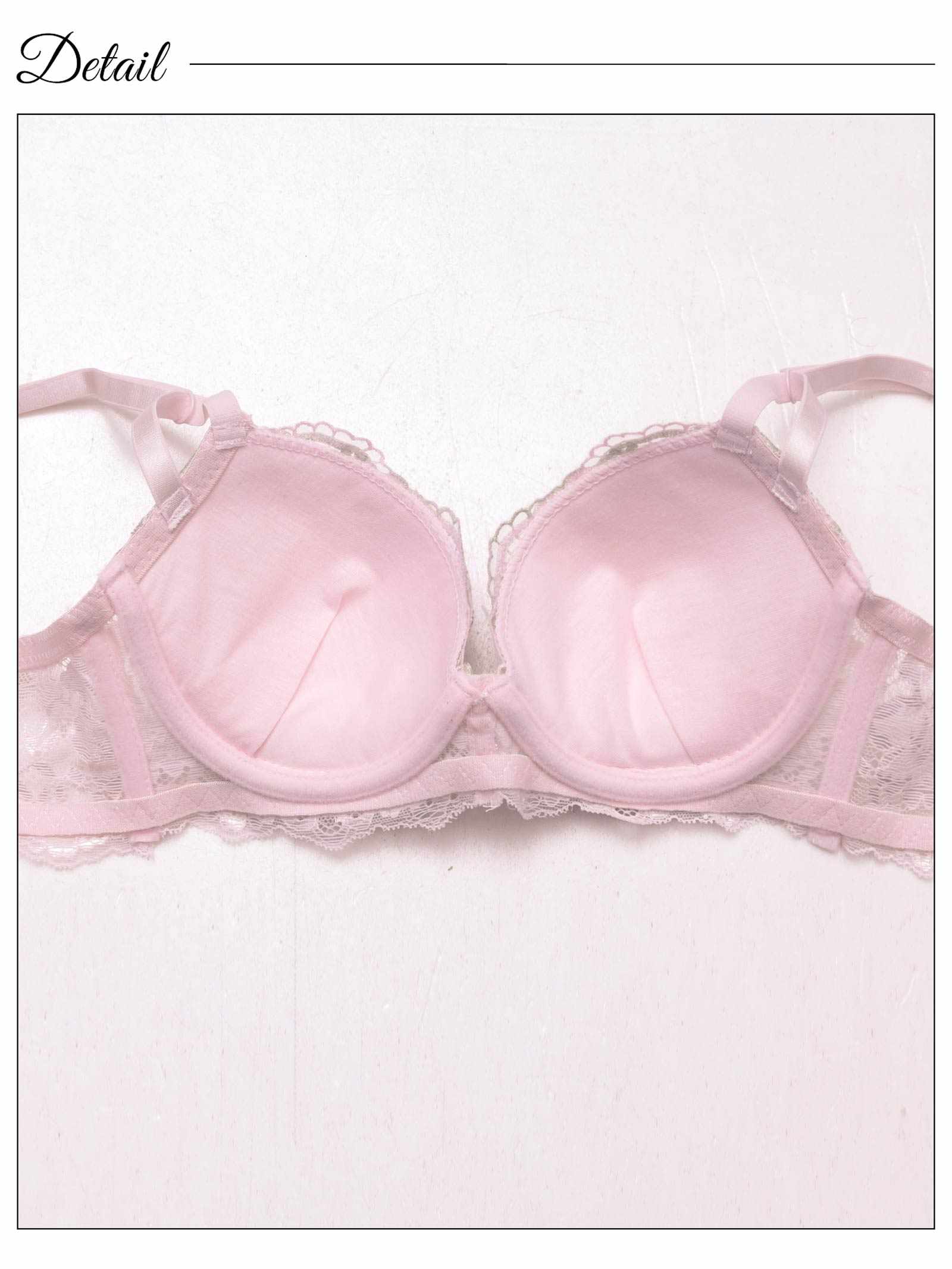 7/2新作!【EFサイズ】フェミニンロマンスブルーム育乳脇高ブラジャー&フルバックショーツ