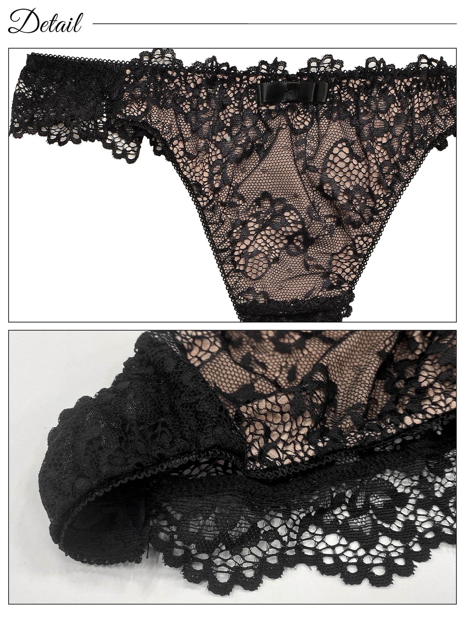 9/1新作!【EFサイズ】ヌーディーレース育乳脇高ブラジャー&バック透けTバックショーツ