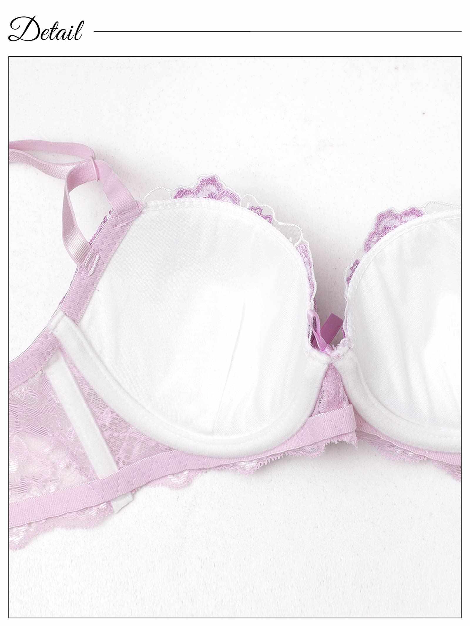 9/8新作!【EFサイズ】ロマンティックブロッサム育乳脇高ブラジャー&フルバックショーツ