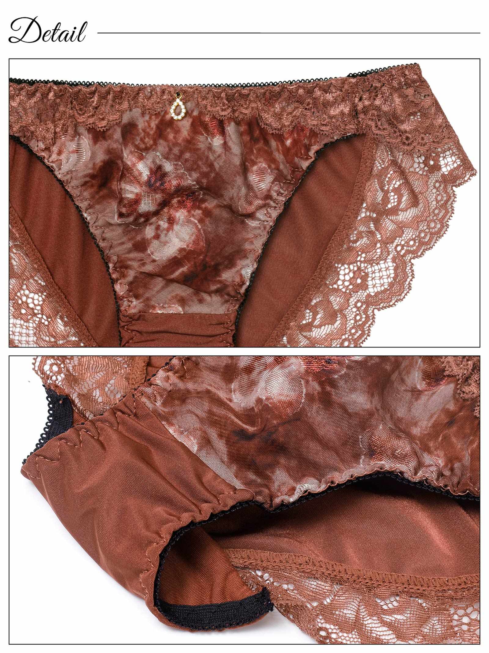 10/31新作!【EFサイズ】ニュアンスフラワーミスト育乳脇高ブラジャー&フルバックショーツ