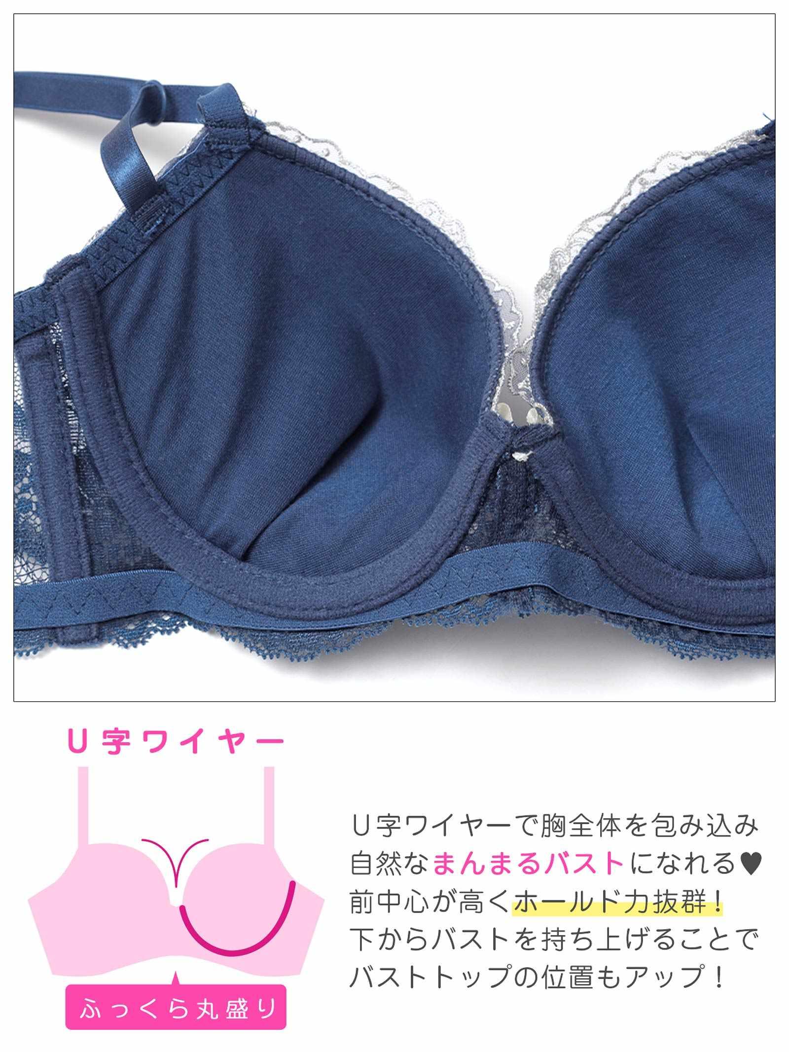 2/11新作!エレガントピュアリリー育乳脇高ブラジャー&フルバックショーツ