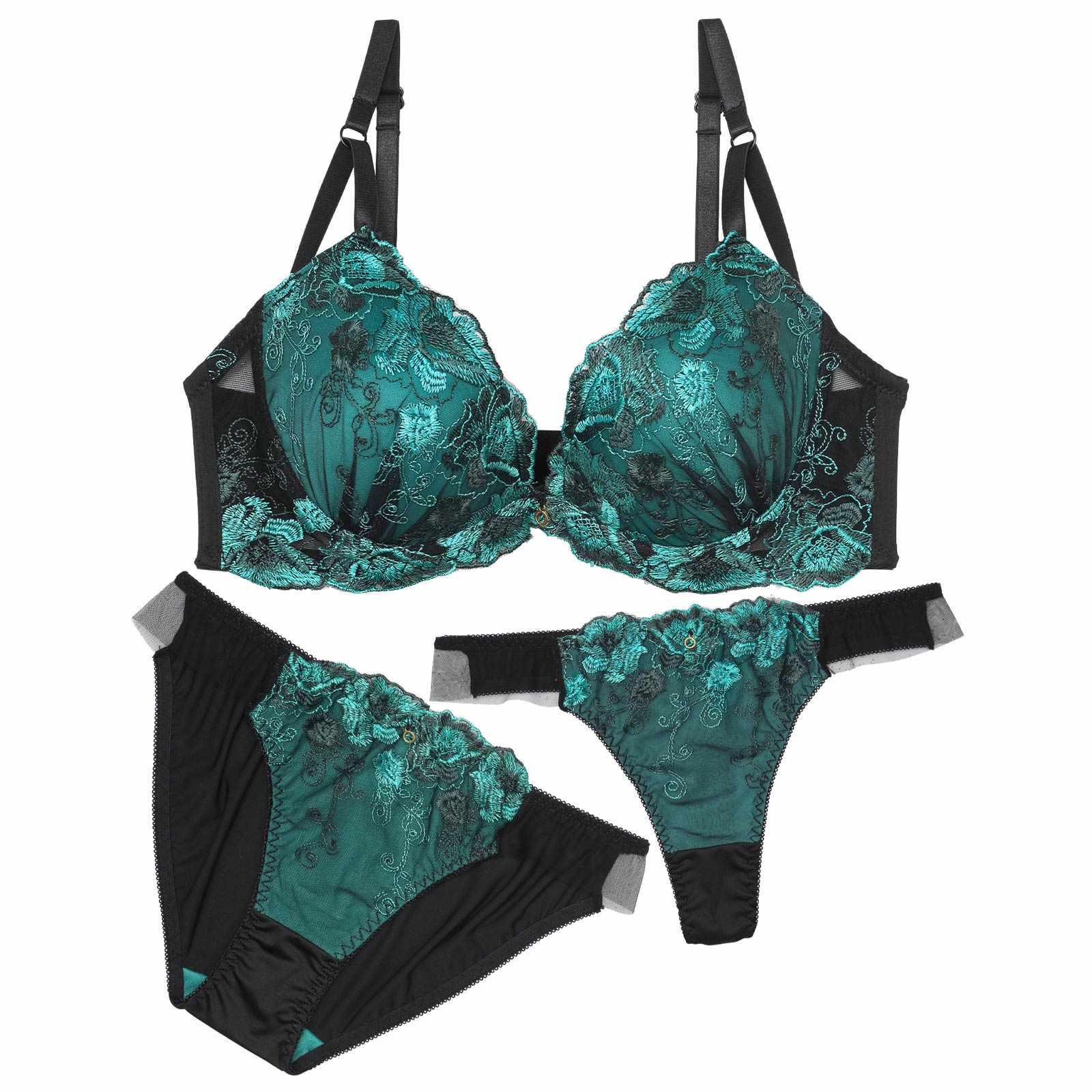 【三上悠亜着用】【3点セット】クラッシーチュールローズブラジャー&フルバック&Tバックショーツ - 【公式】247Lingerie