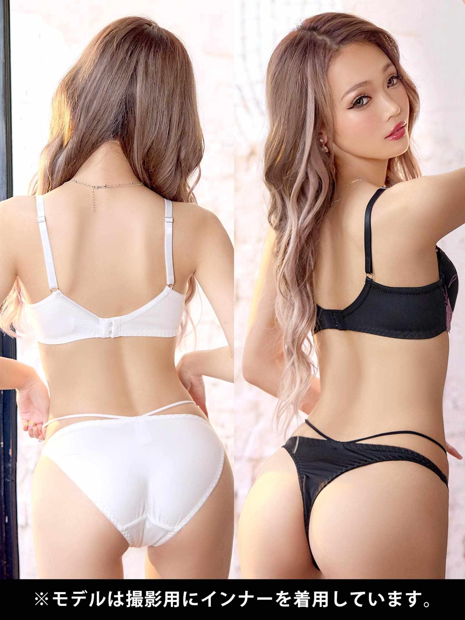 【3点セット】ダスティブリリアントフラワー育乳脇高ブラジャー&フルバック&Tバックショーツ - 【公式】247Lingerie