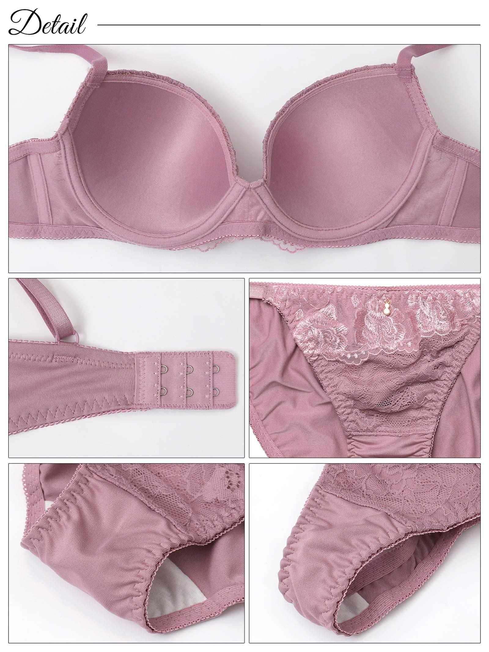 2/14新作!【3点セット】プリーツレーシィフルールブラジャー&フルバック&Tバックショーツ