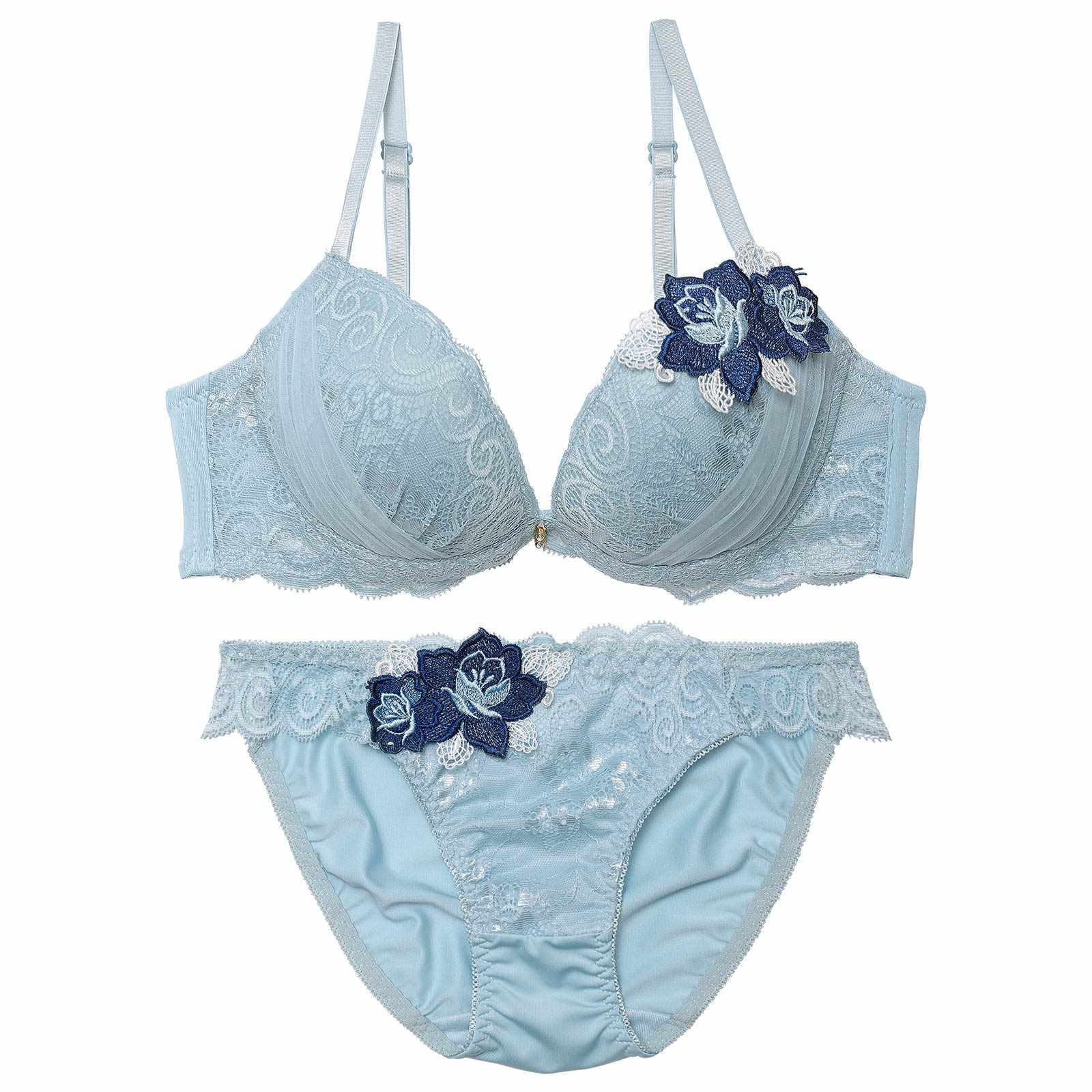 ビューティースパイラルフルールブラジャー&フルバックショーツ