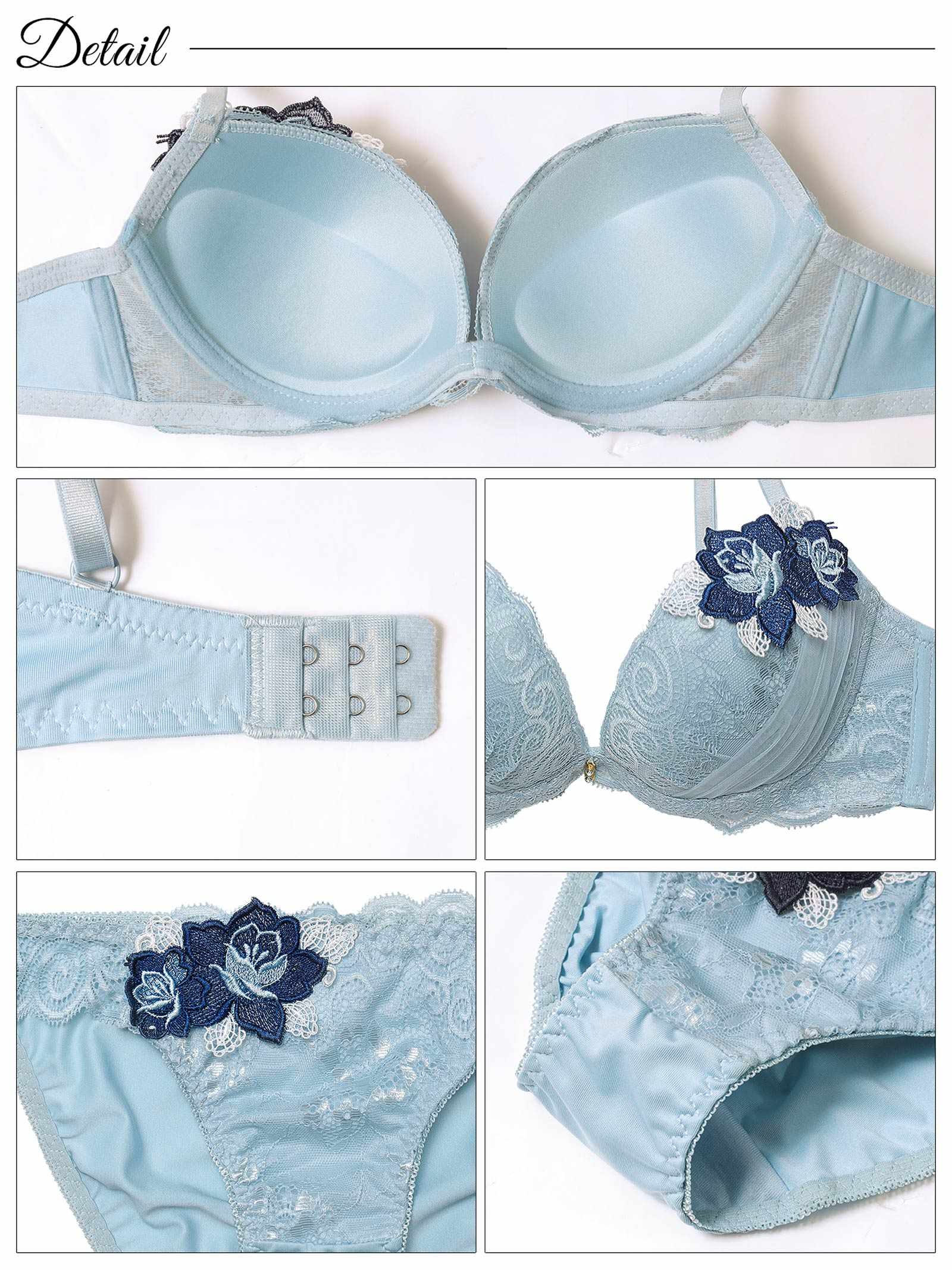 3/26新作!ビューティースパイラルフルールブラジャー&フルバックショーツ