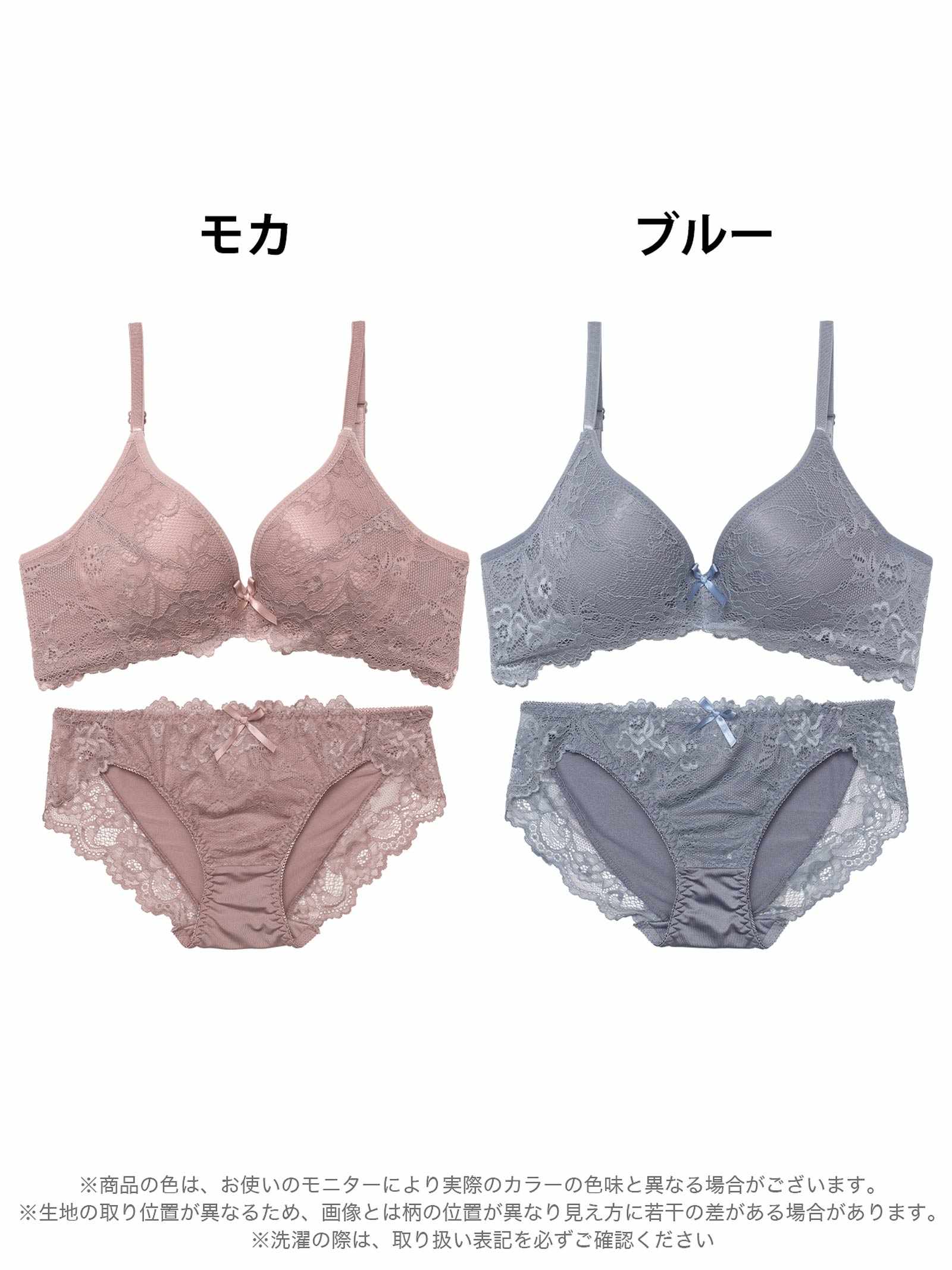 4/14新作!ダスティーエレガンスブルームブラジャー&フルバックショーツ