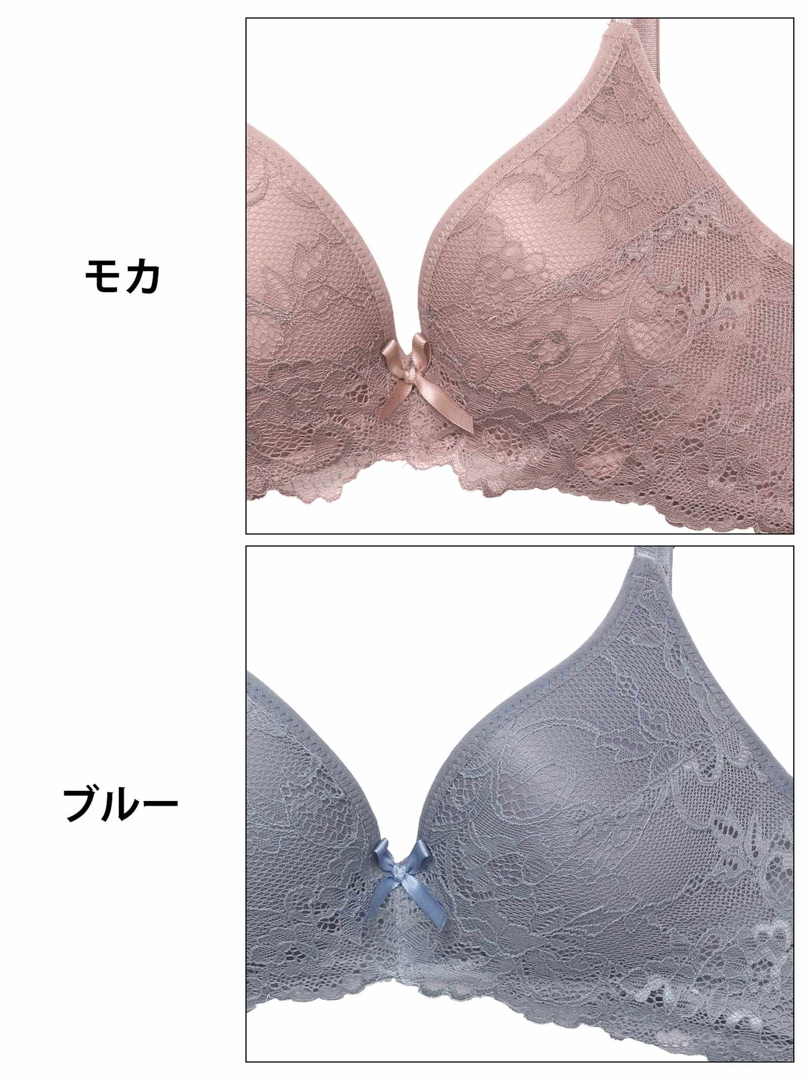 4/14新作!ダスティーエレガンスブルームブラジャー&フルバックショーツ