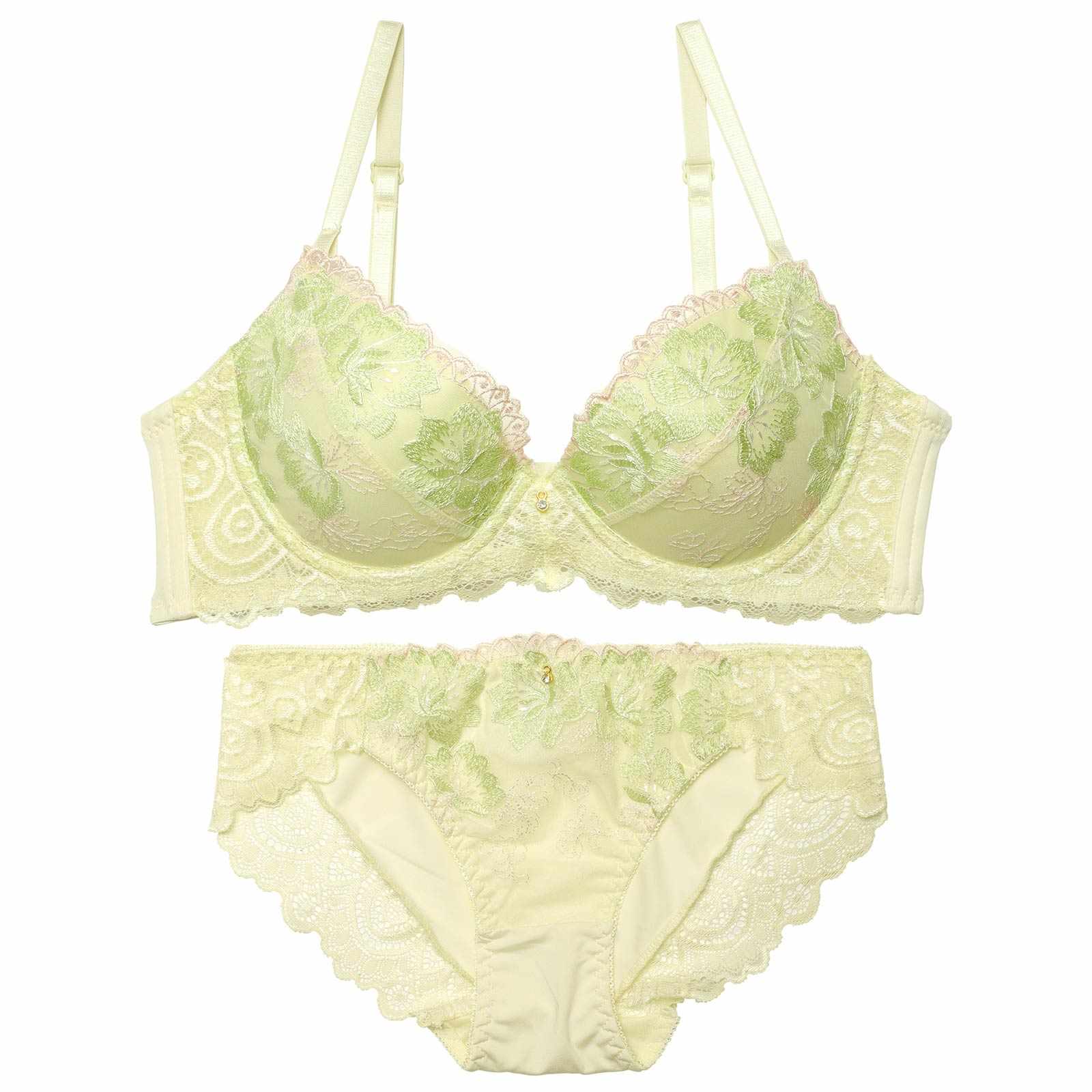 チェリッシュブルーミングブラジャー&フルバックショーツ