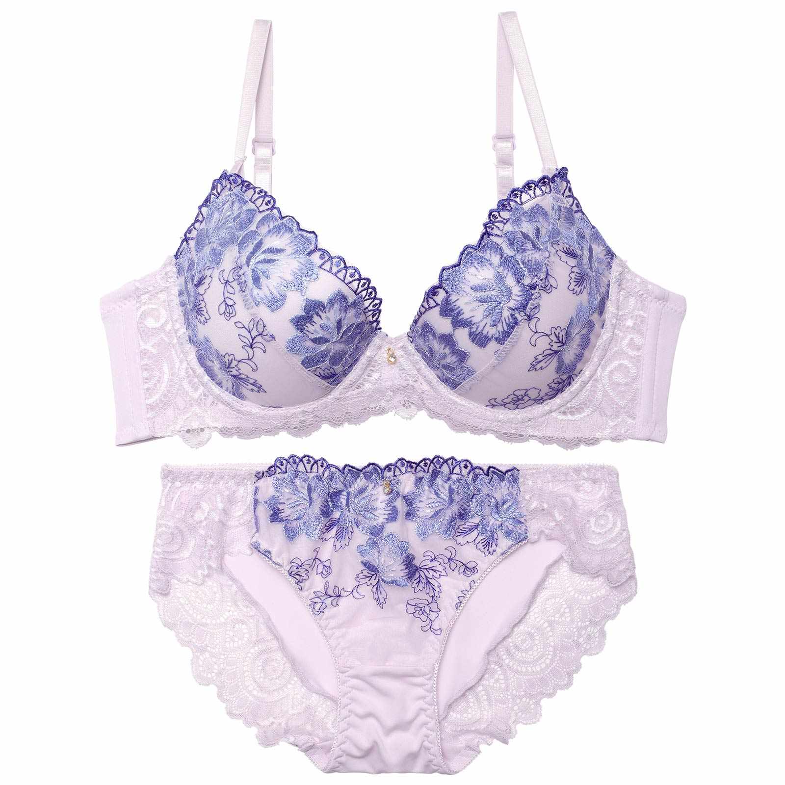 チェリッシュブルーミングブラジャー&フルバックショーツ