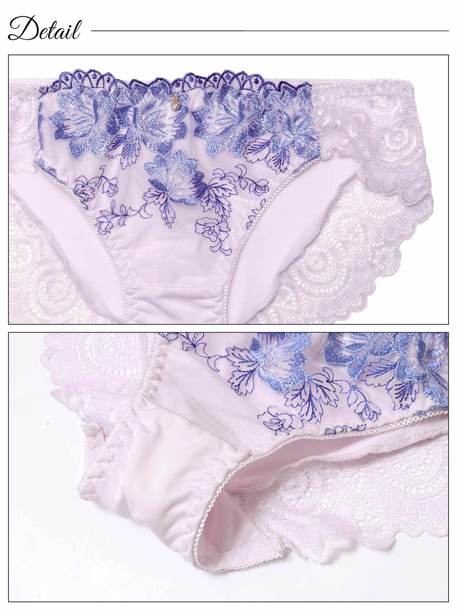 3/24新作!チェリッシュブルーミングブラジャー&フルバックショーツ