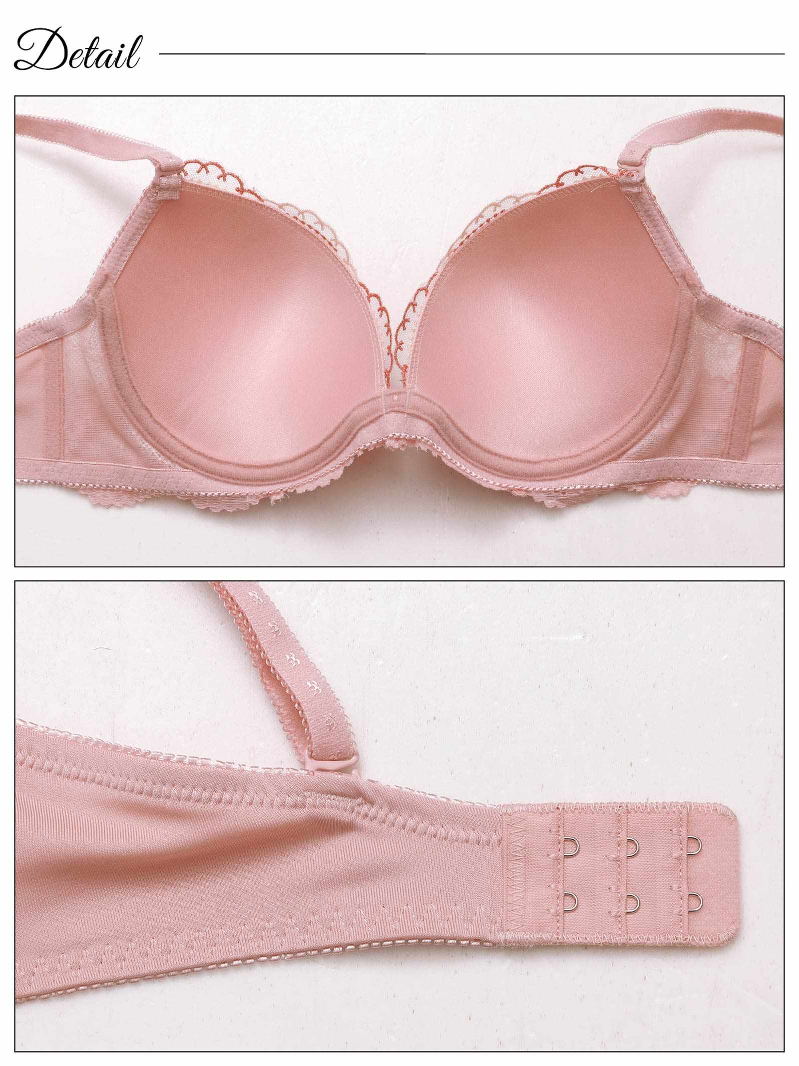 4/18新作!スイートバタフライレースブラジャー&フルバックショーツ